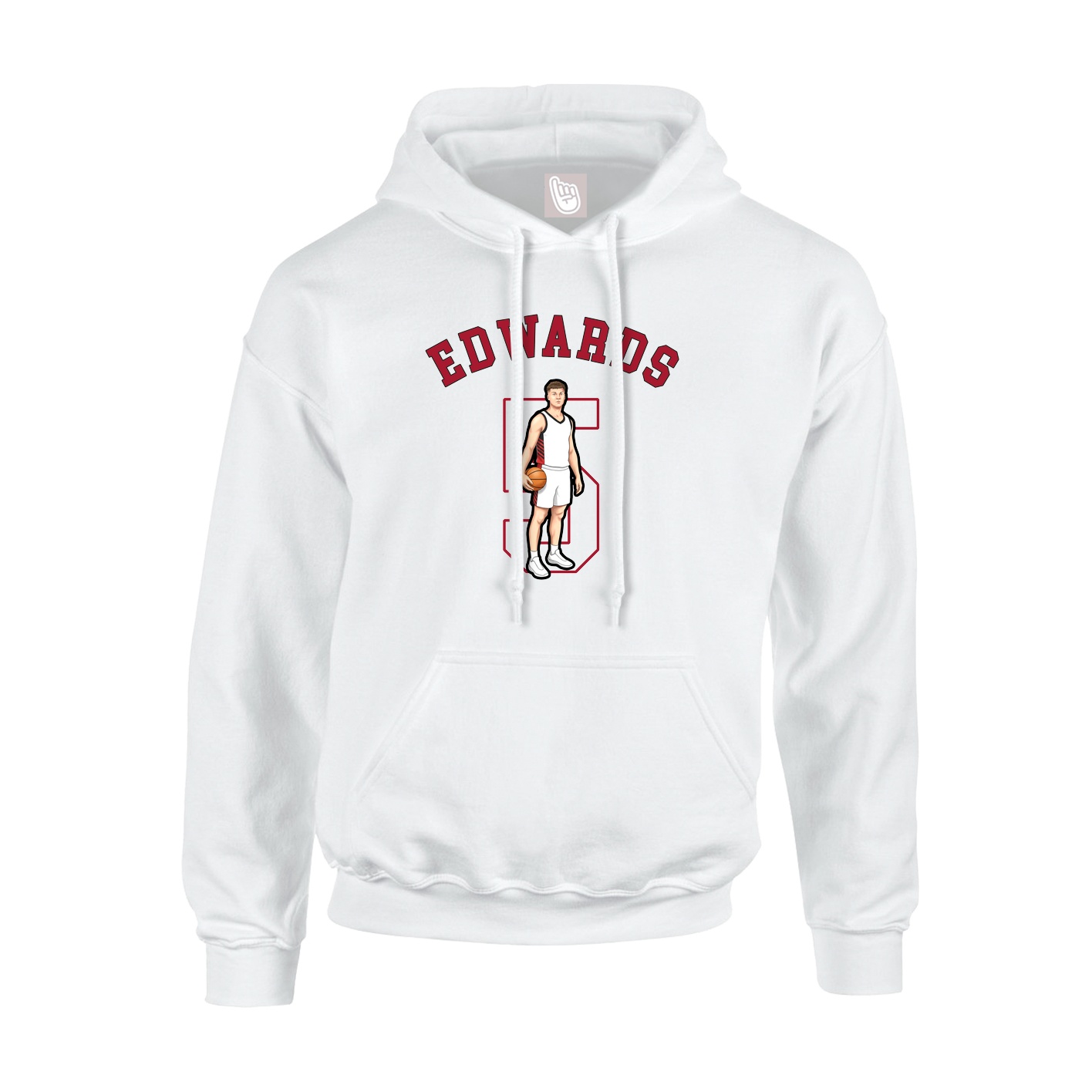 Hoodie — Shirsey Arch in White