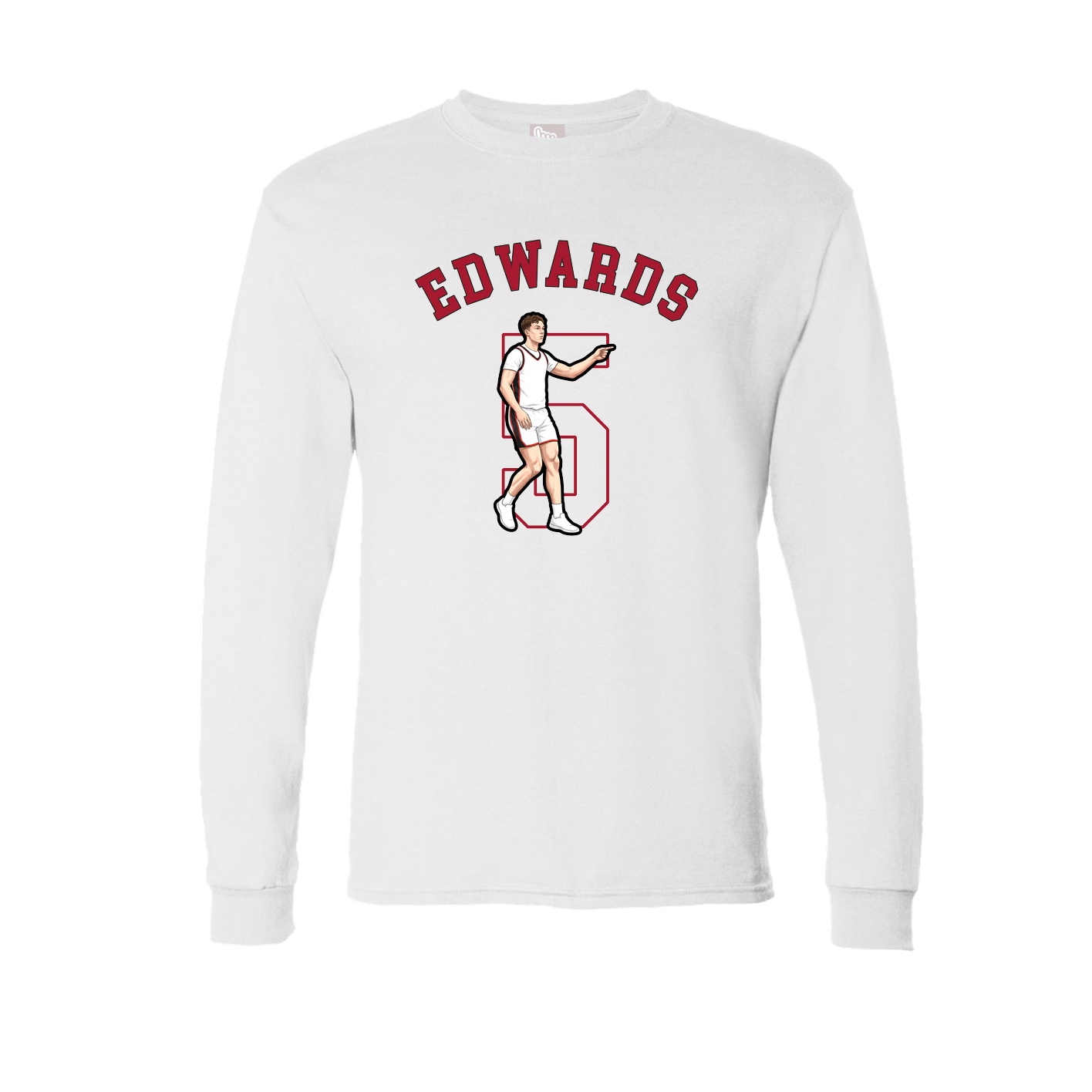 Long Sleeve Tee — Shirsey Arch in White