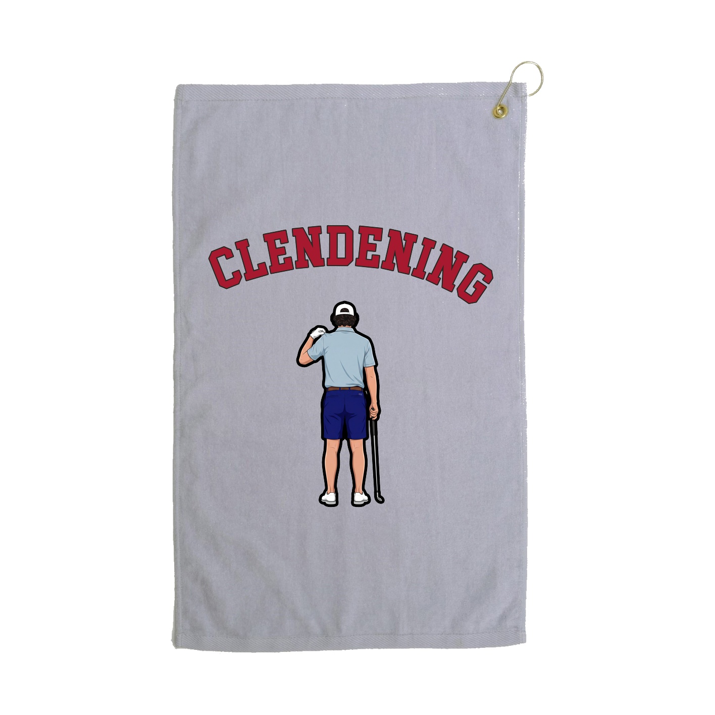Golf Towel — Shirsey Arch in Grey