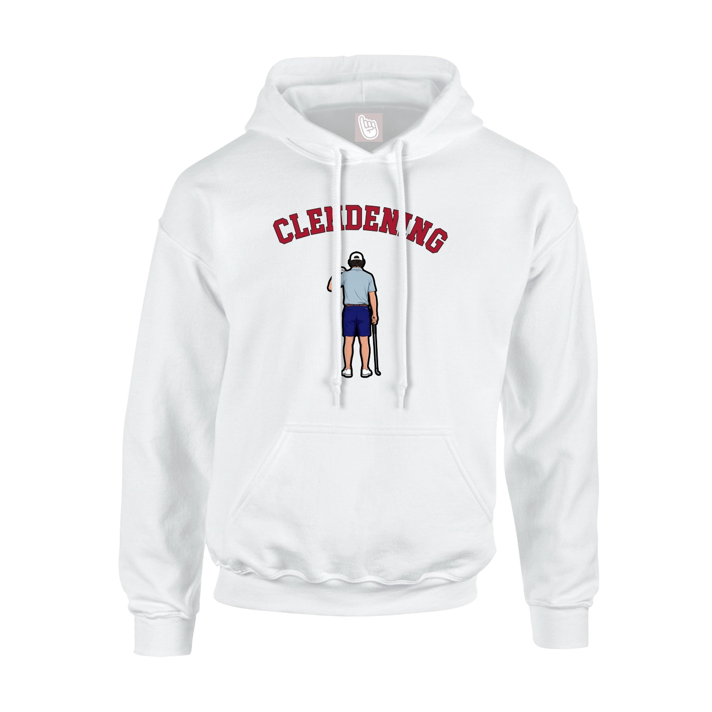 Youth Hoodie — Shirsey Arch in White