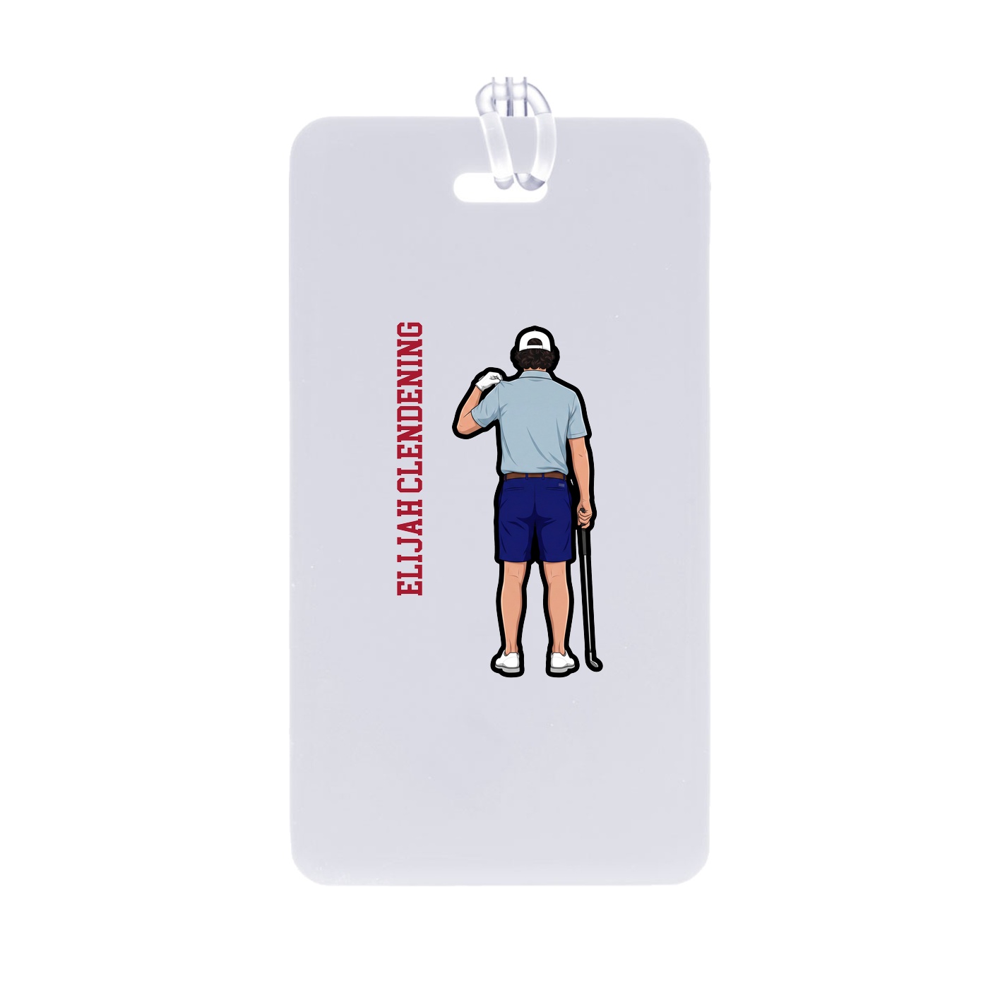 Bag Tag — Name Vertical in Classic