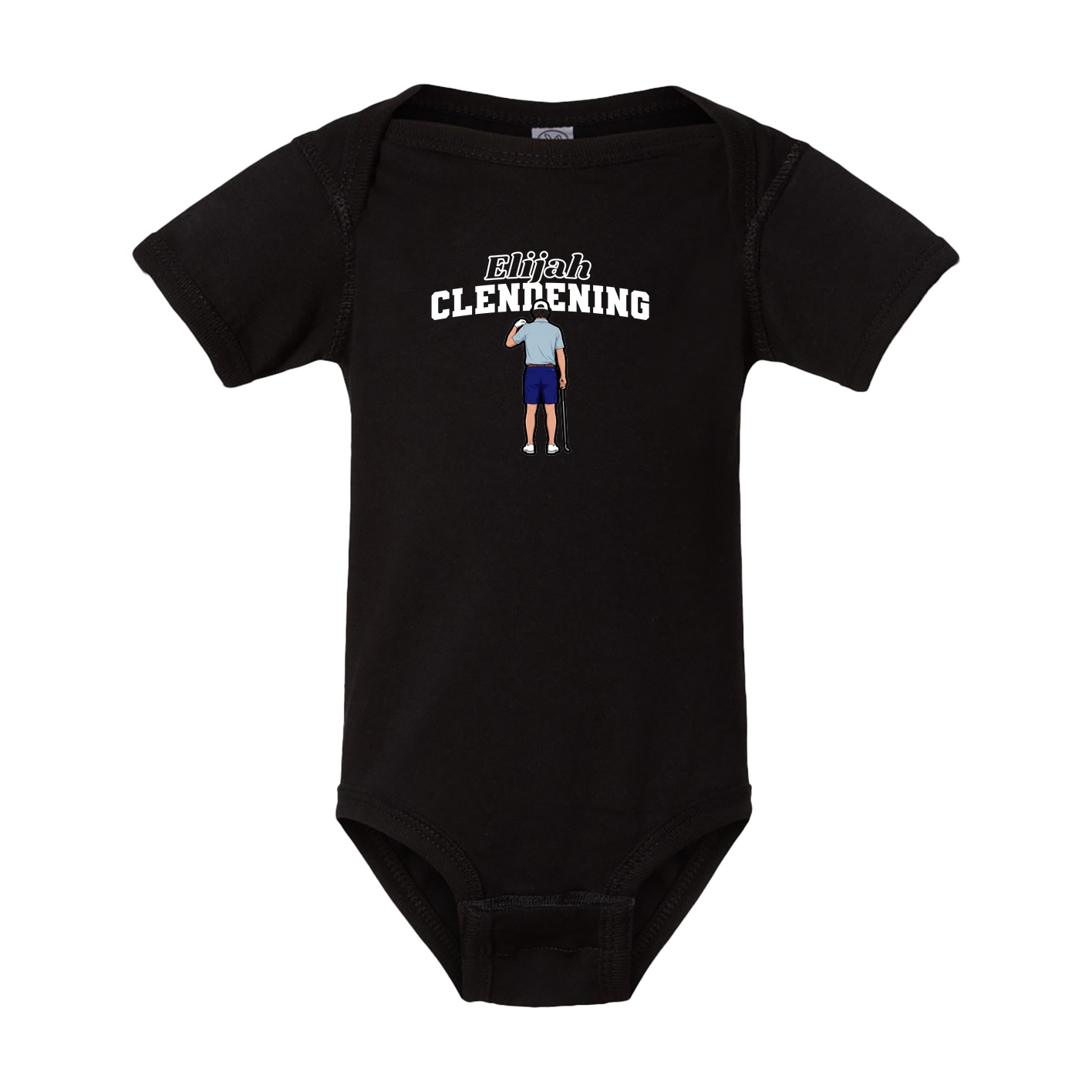 Baby Onesie — Name Arch in Black
