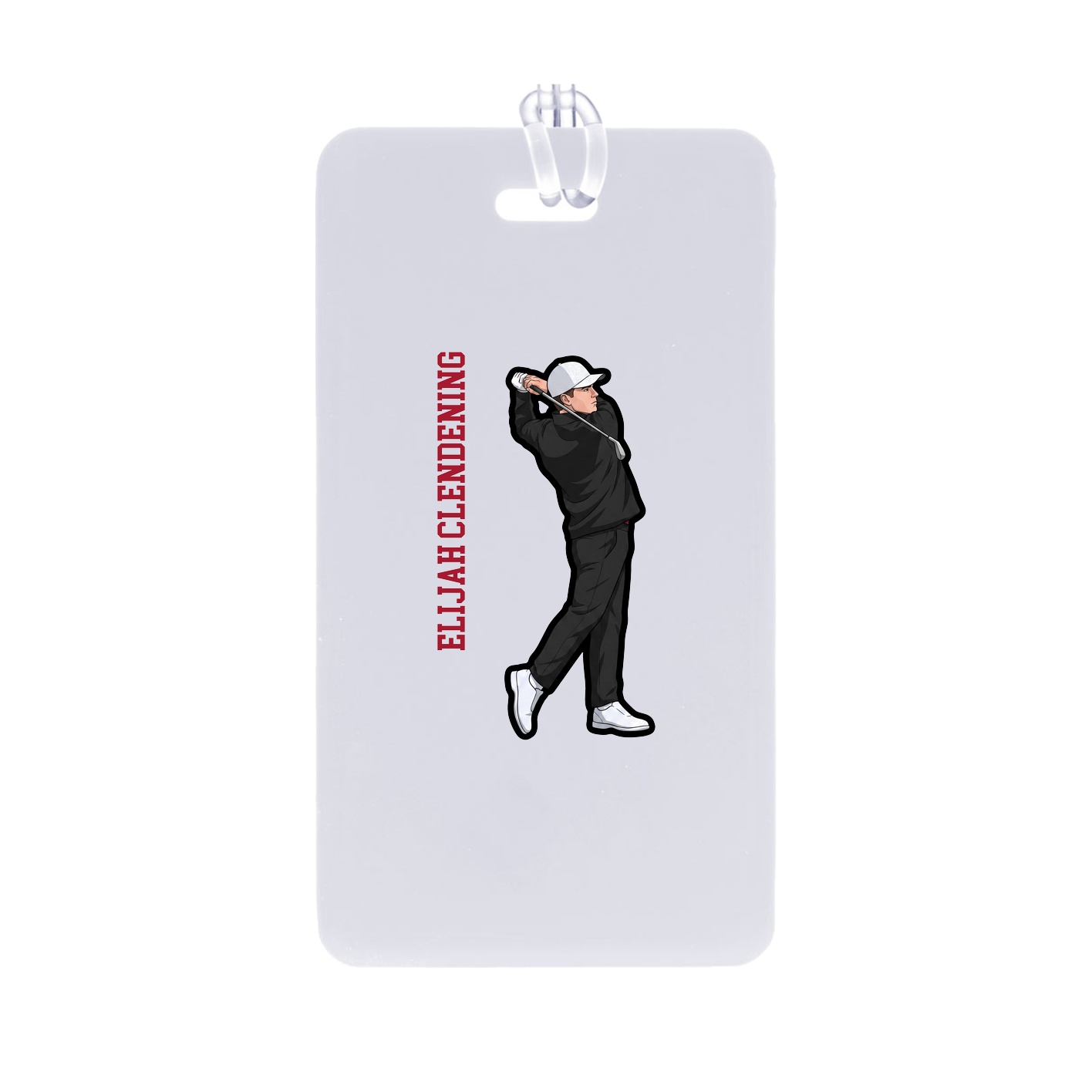 Bag Tag — Name Vertical in Classic