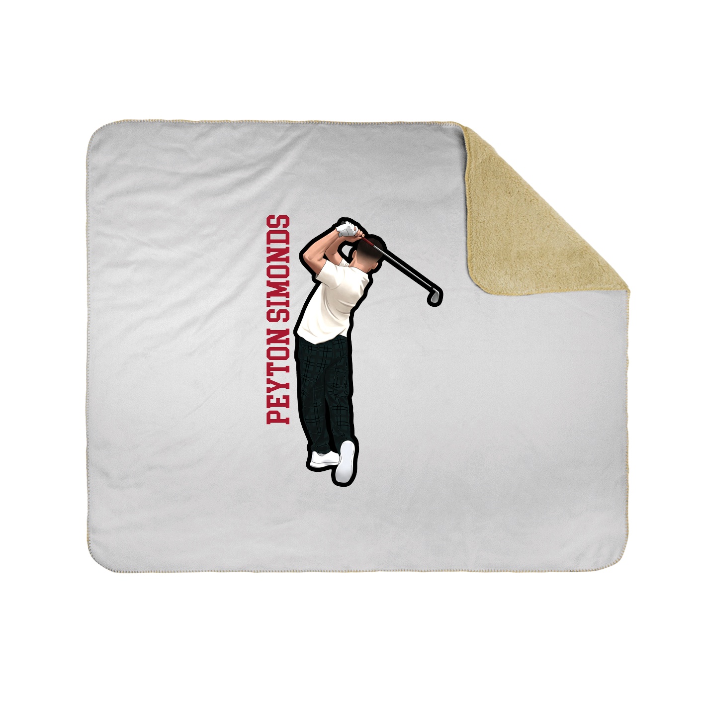 50x60 Sherpa Lined Throw Blanket