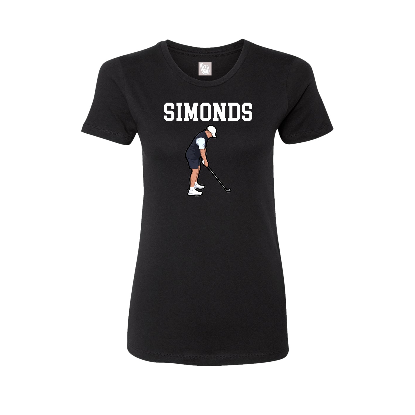 Fitted Women's Tee — Shirsey in Black