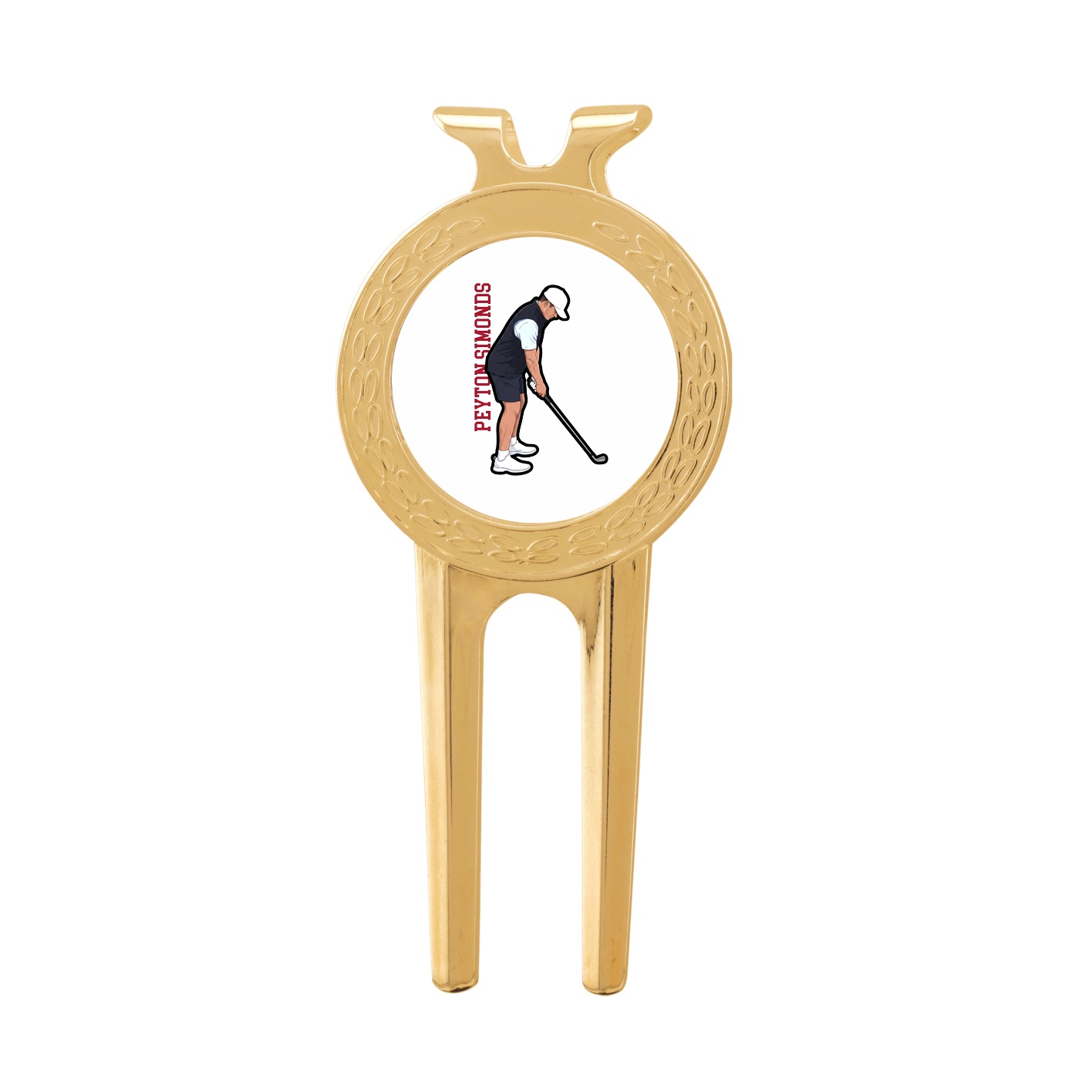 Divot Tool with Ball Marker — Name Vertical in Classic
