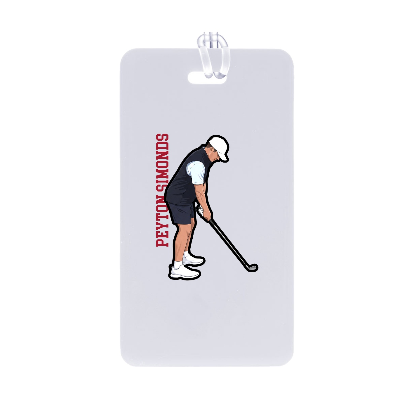 Bag Tag — Name Vertical in Classic