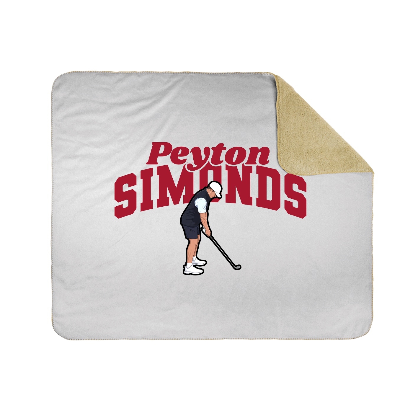 Throw Blanket — Signature Arch in White