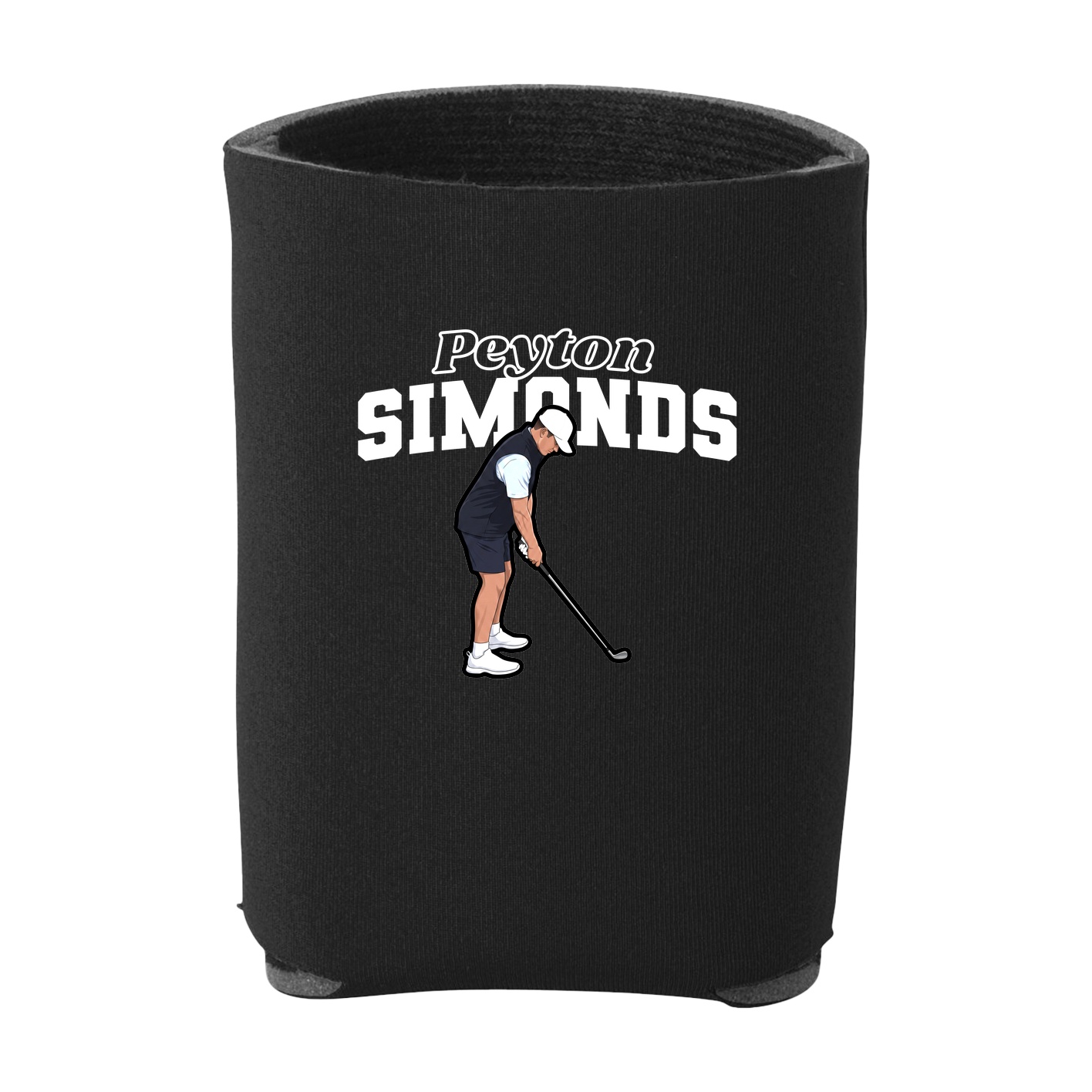 Can Holder — Name Arch in Black