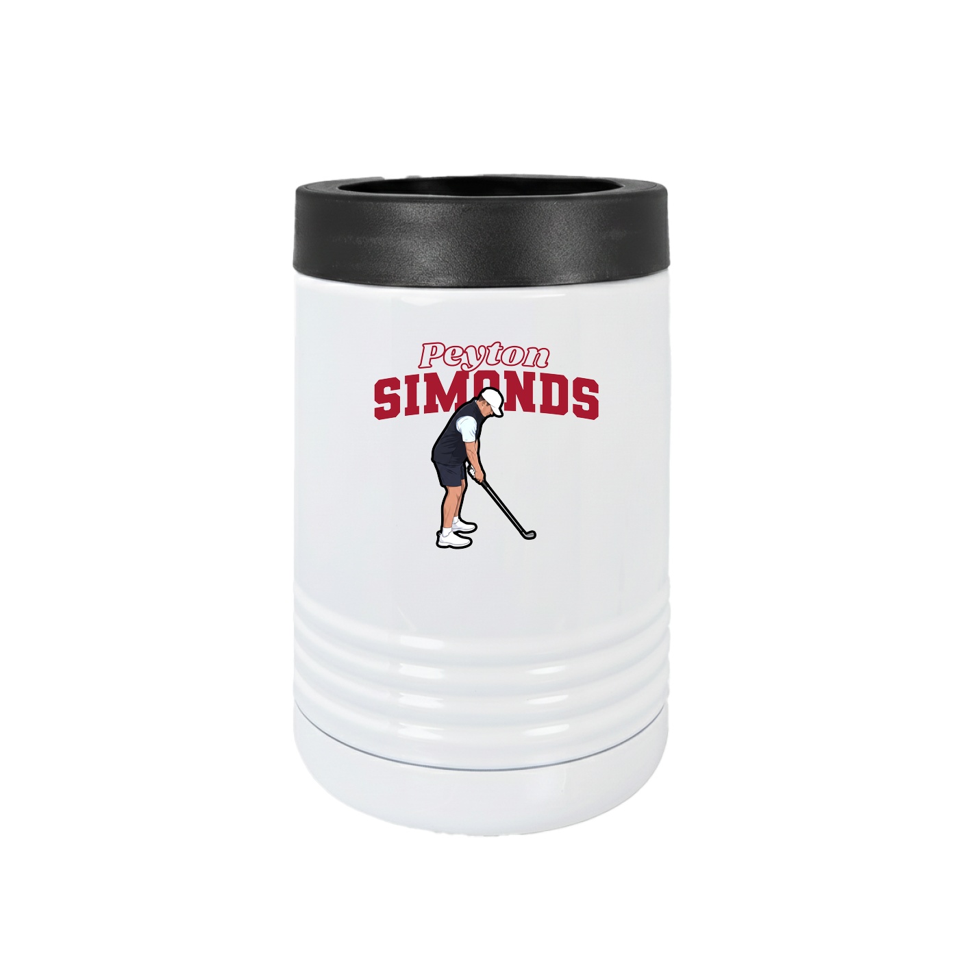 Beverage Holder — Name Arch in White