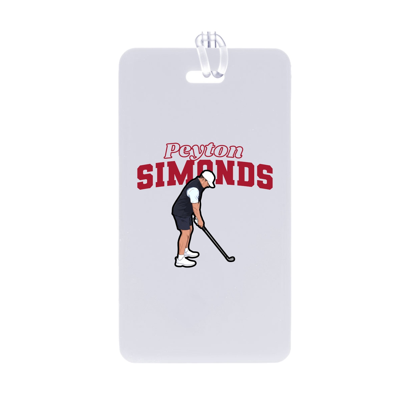 Bag Tag — Name Arch in Classic