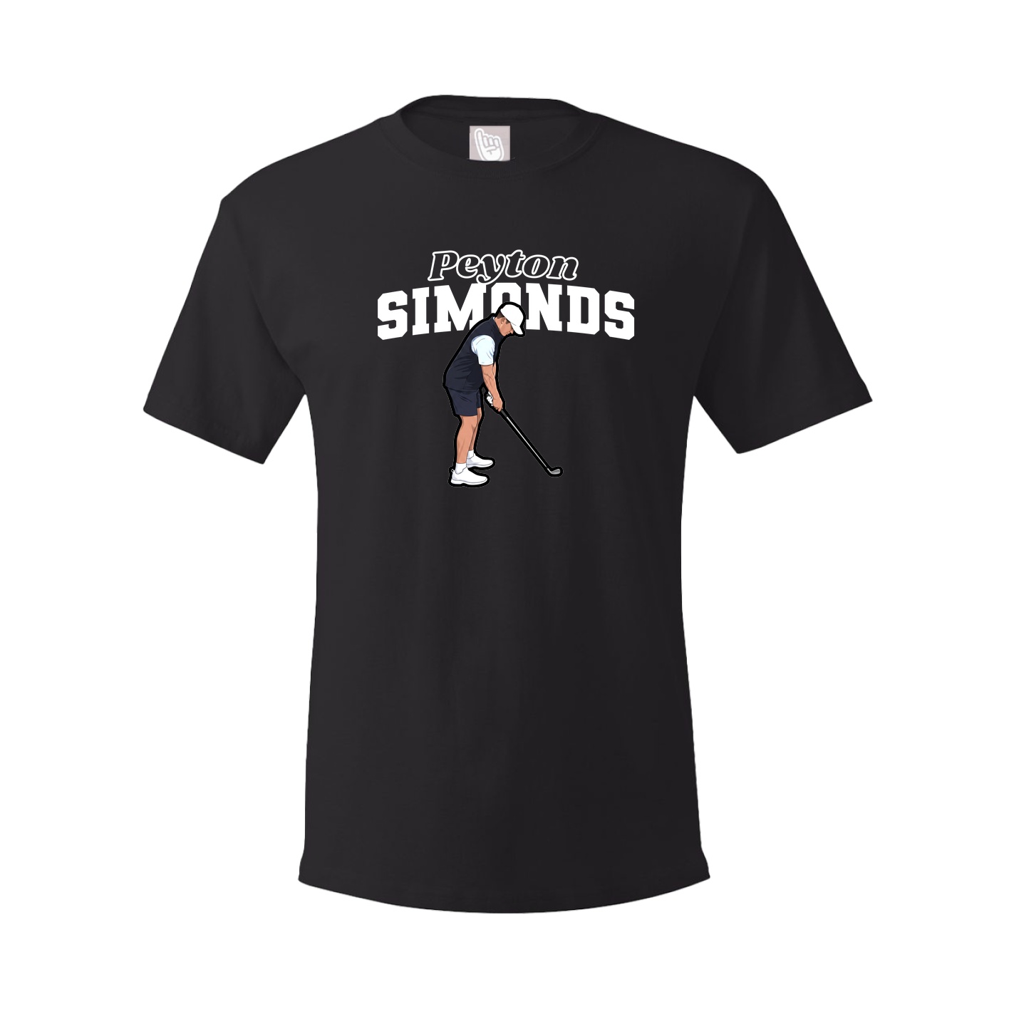 Youth Tee — Name Arch in Black