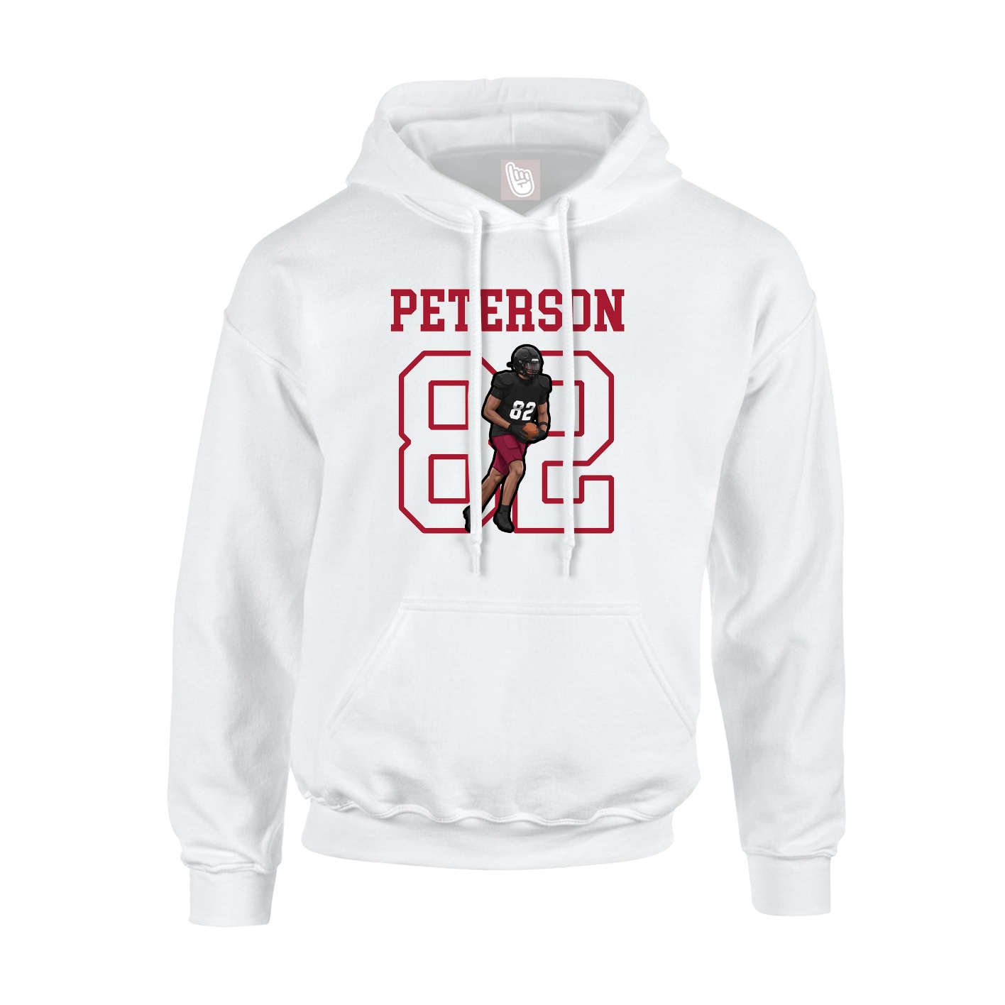 Hoodie — Shirsey in White