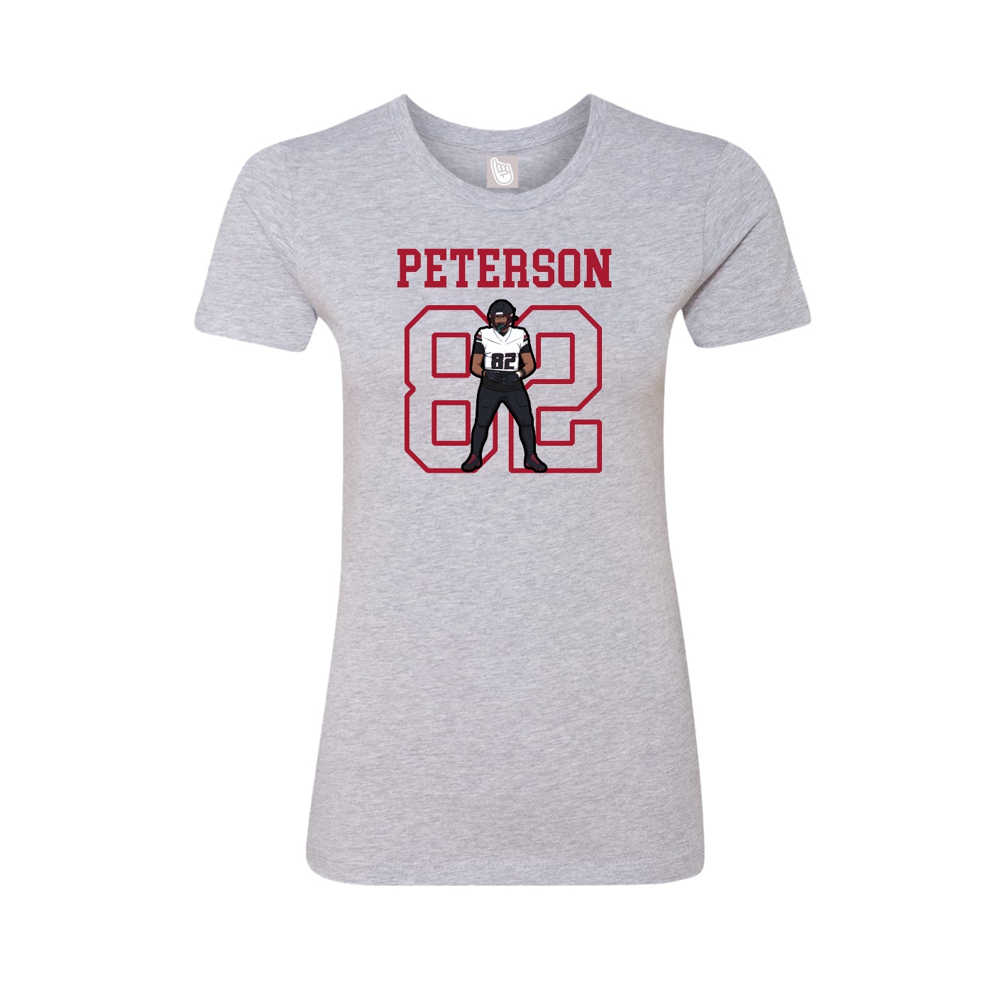Fitted Women's Tee — Shirsey in Grey