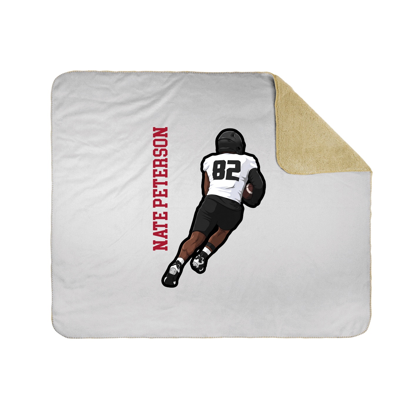 50x60 Sherpa Lined Throw Blanket