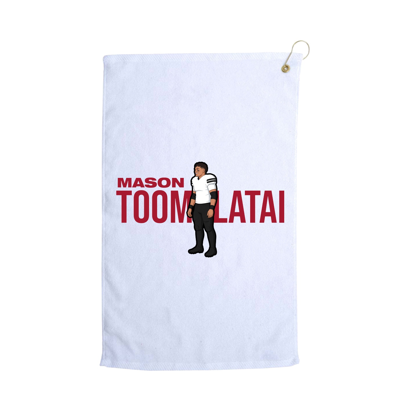 Golf Towel — Player Name in White
