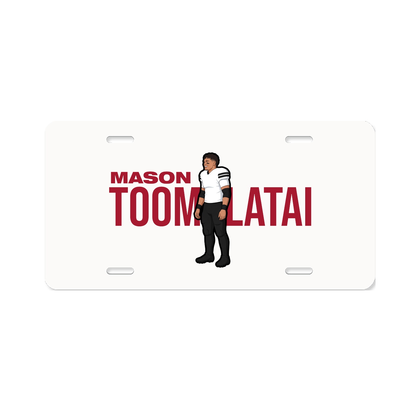 License Plate — Player Name in Classic