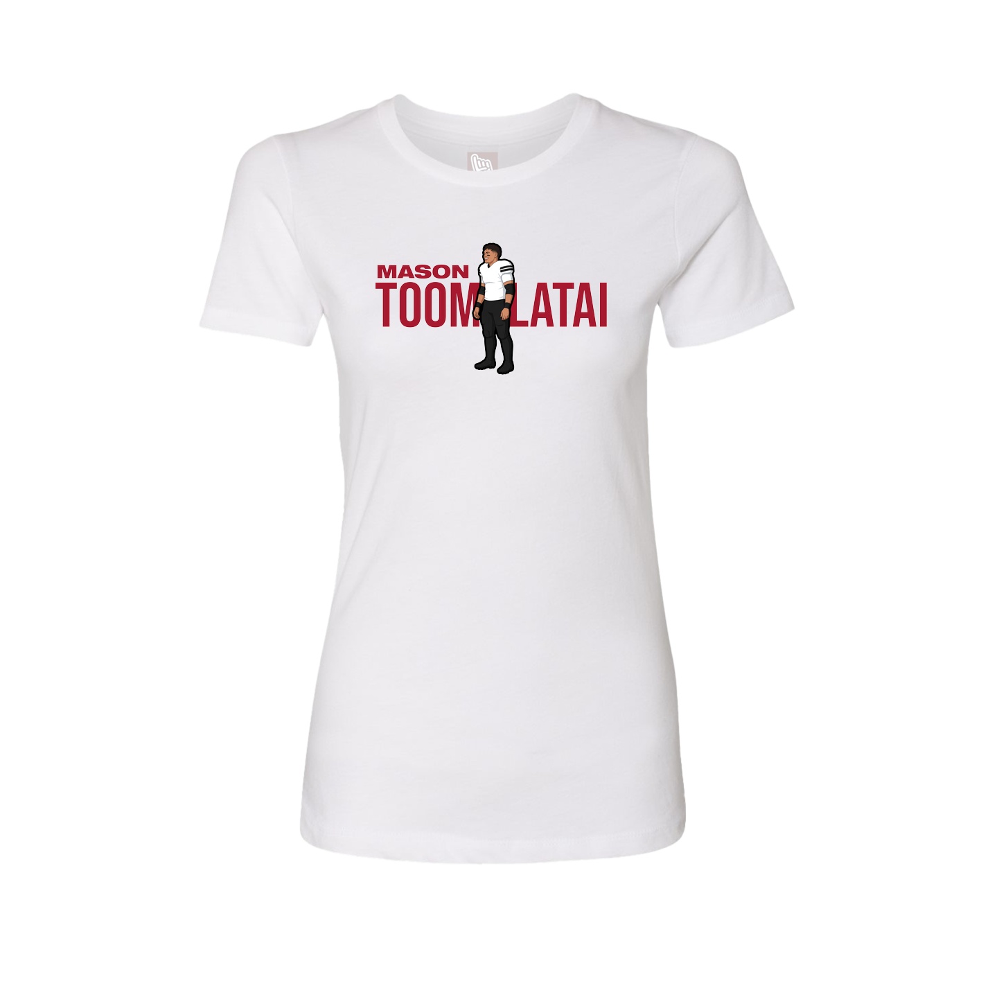 Womens Tee — Player Name in White