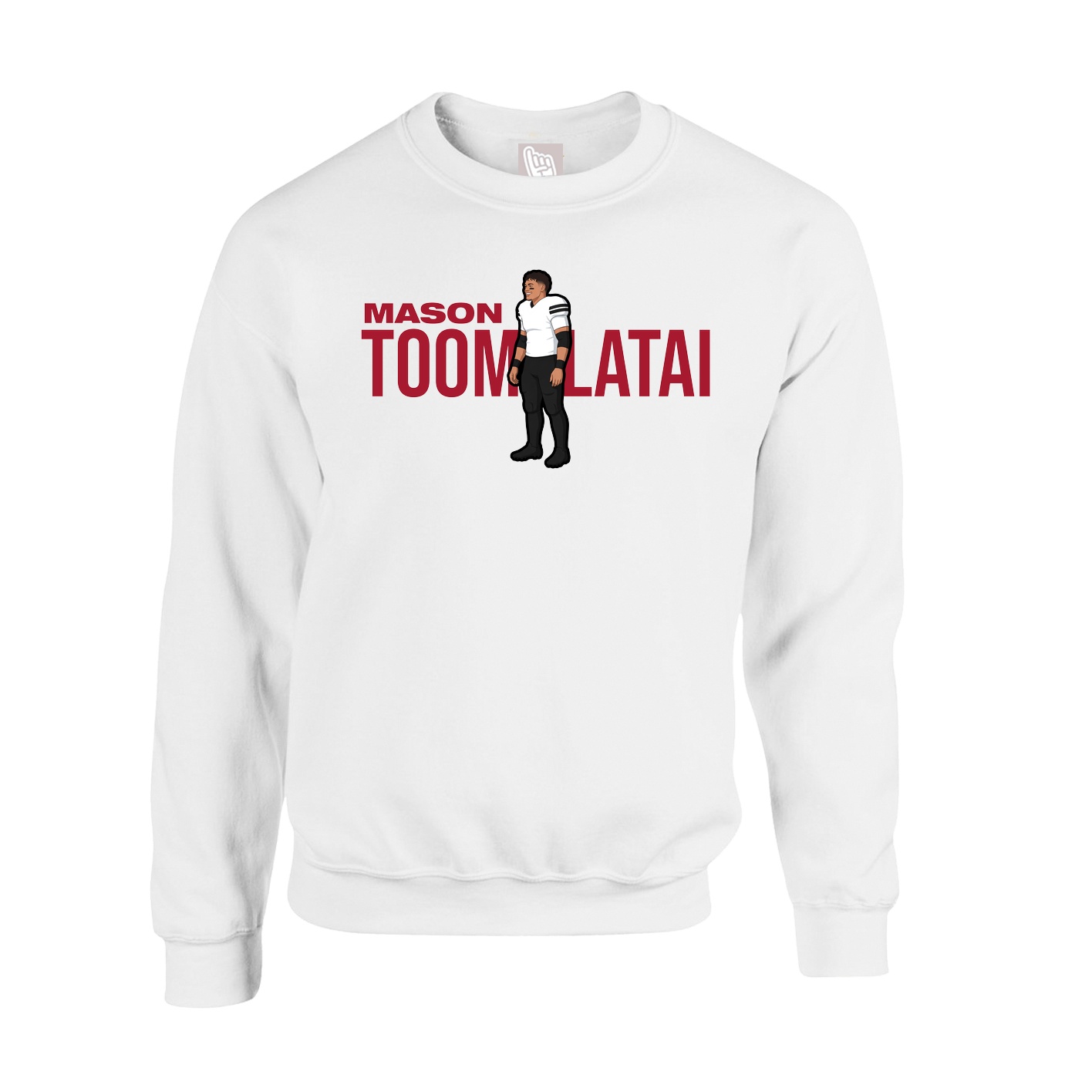 Fleece Crew — Player Name in White