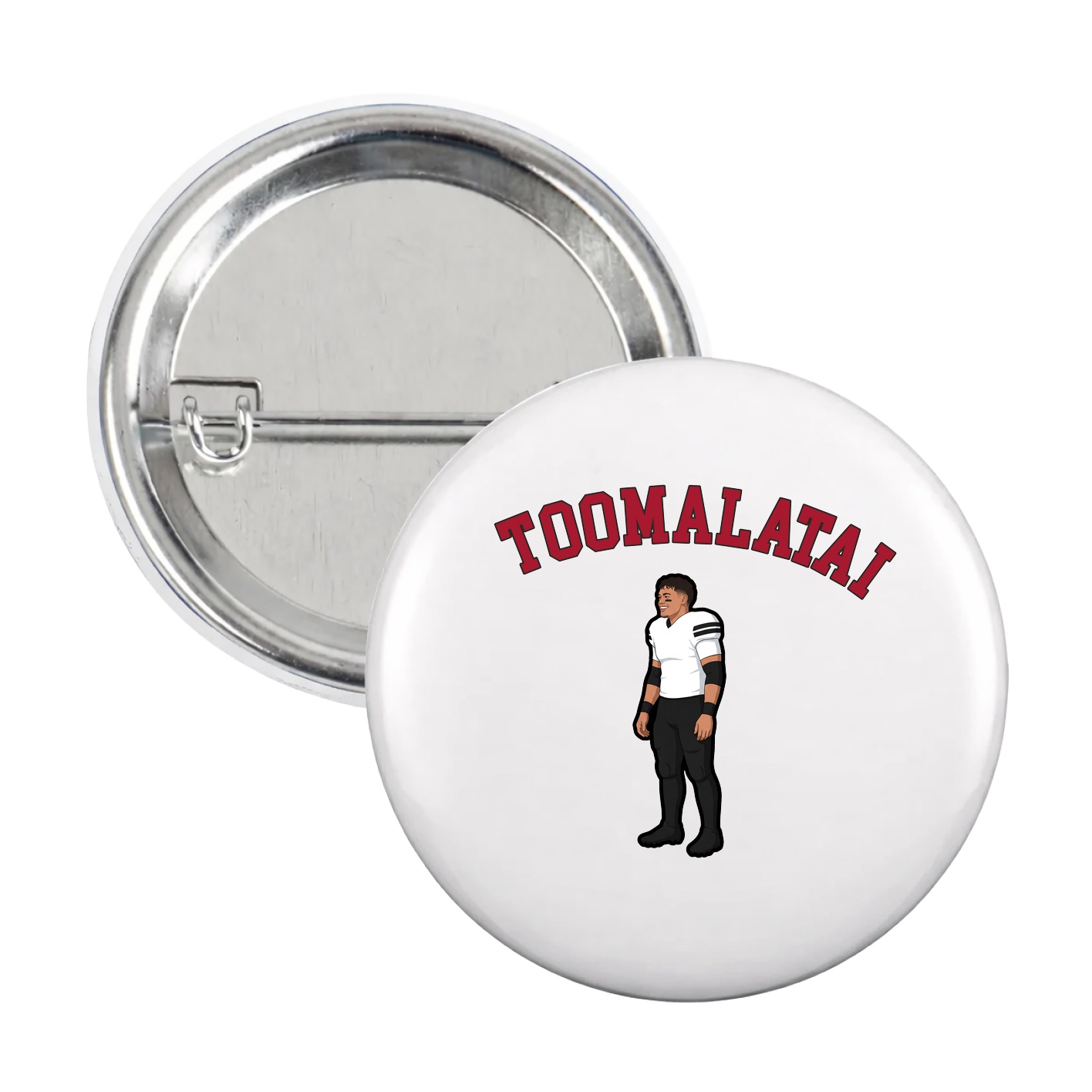 Game Day Button — Shirsey Arch in White