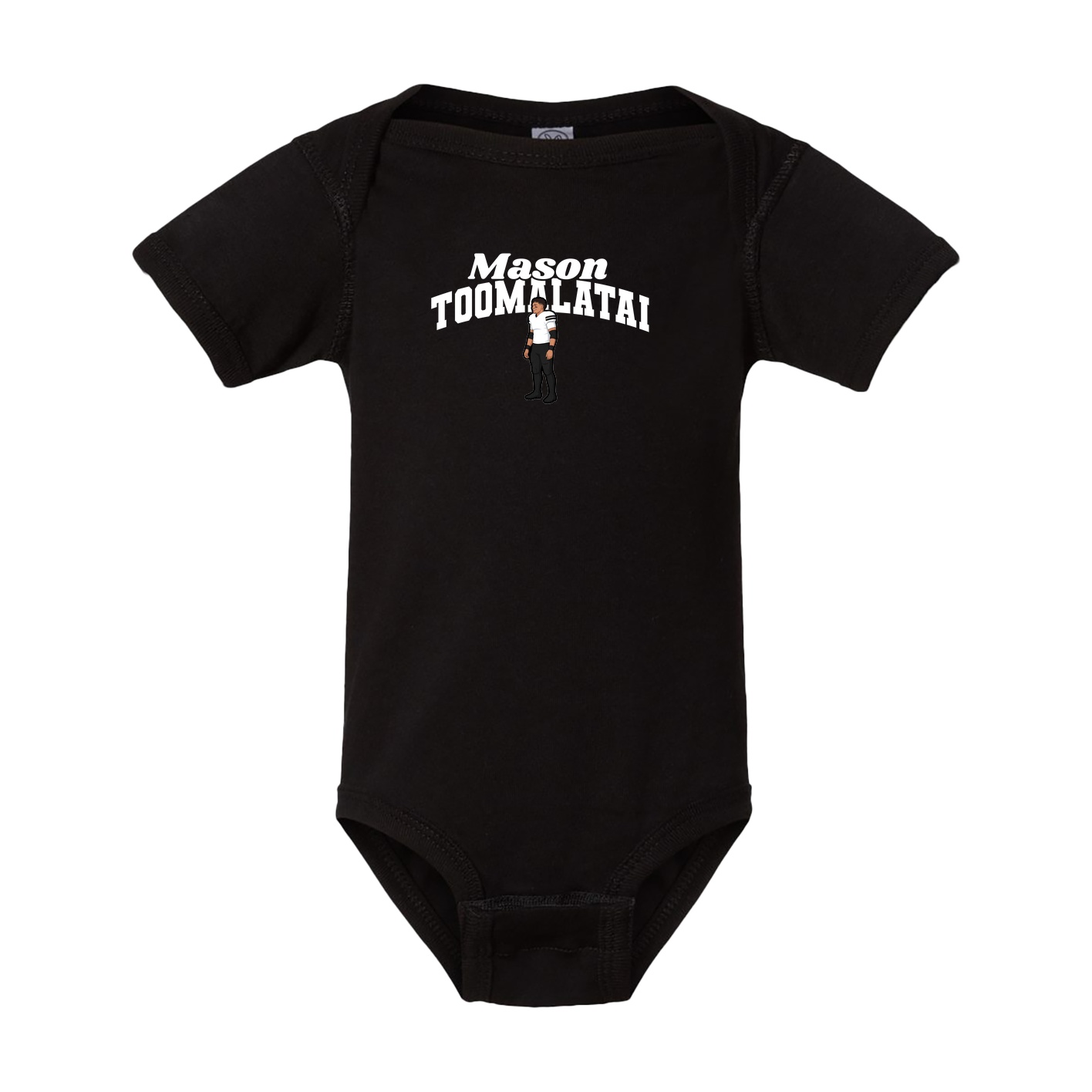 Baby Onesie — Signature Arch in Black
