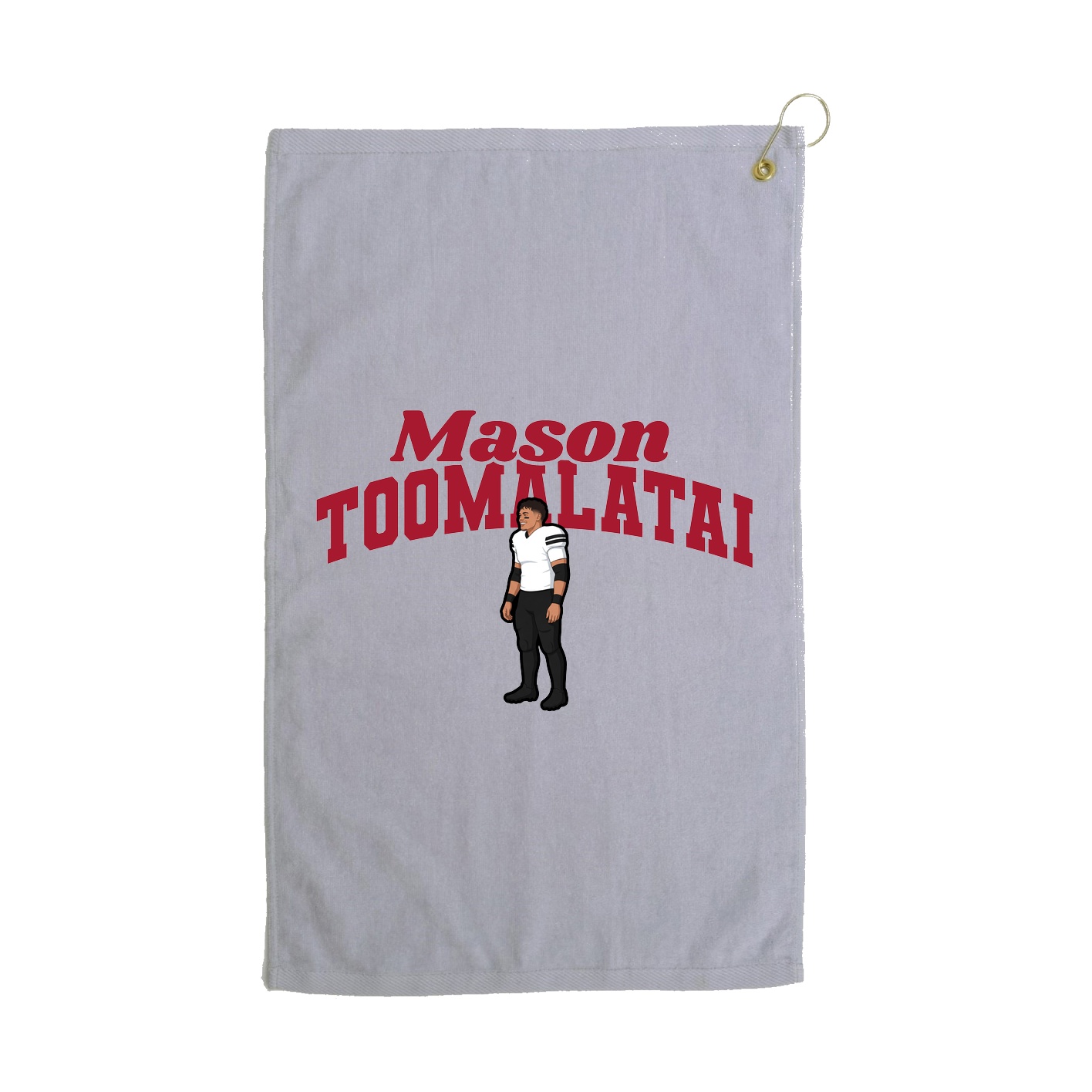 Golf Towel — Signature Arch in Grey