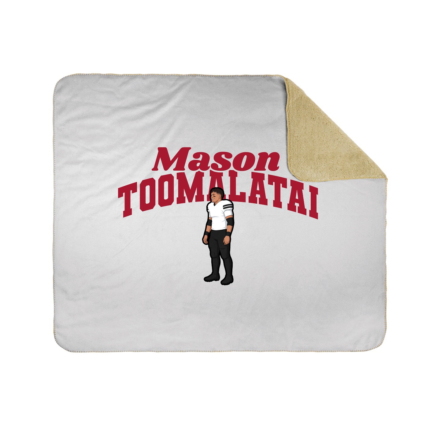 Throw Blanket — Signature Arch in White