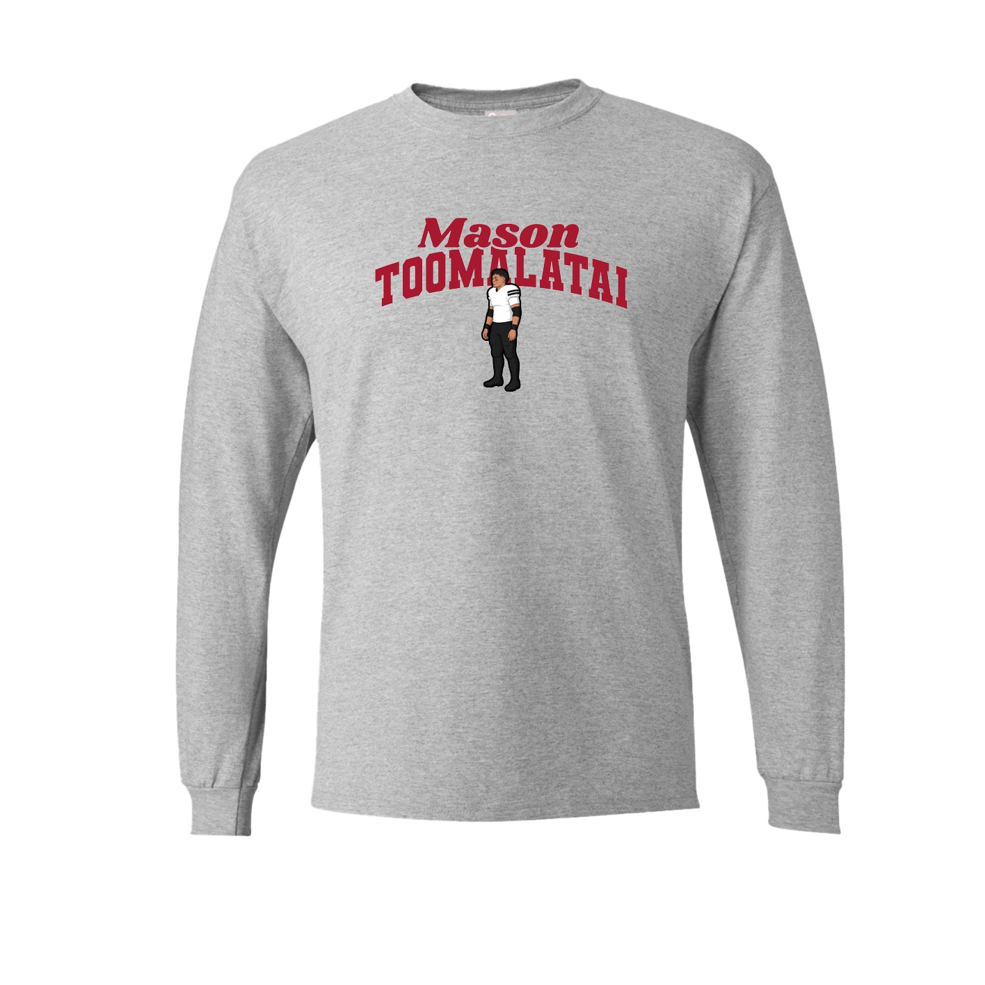 Long Sleeve Tee — Signature Arch in Grey