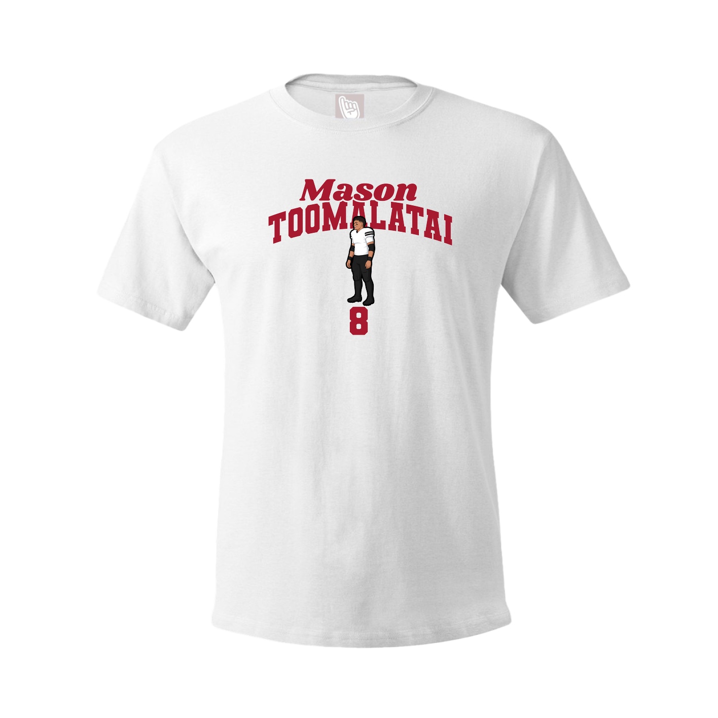 Youth Tee — Signature Arch in White