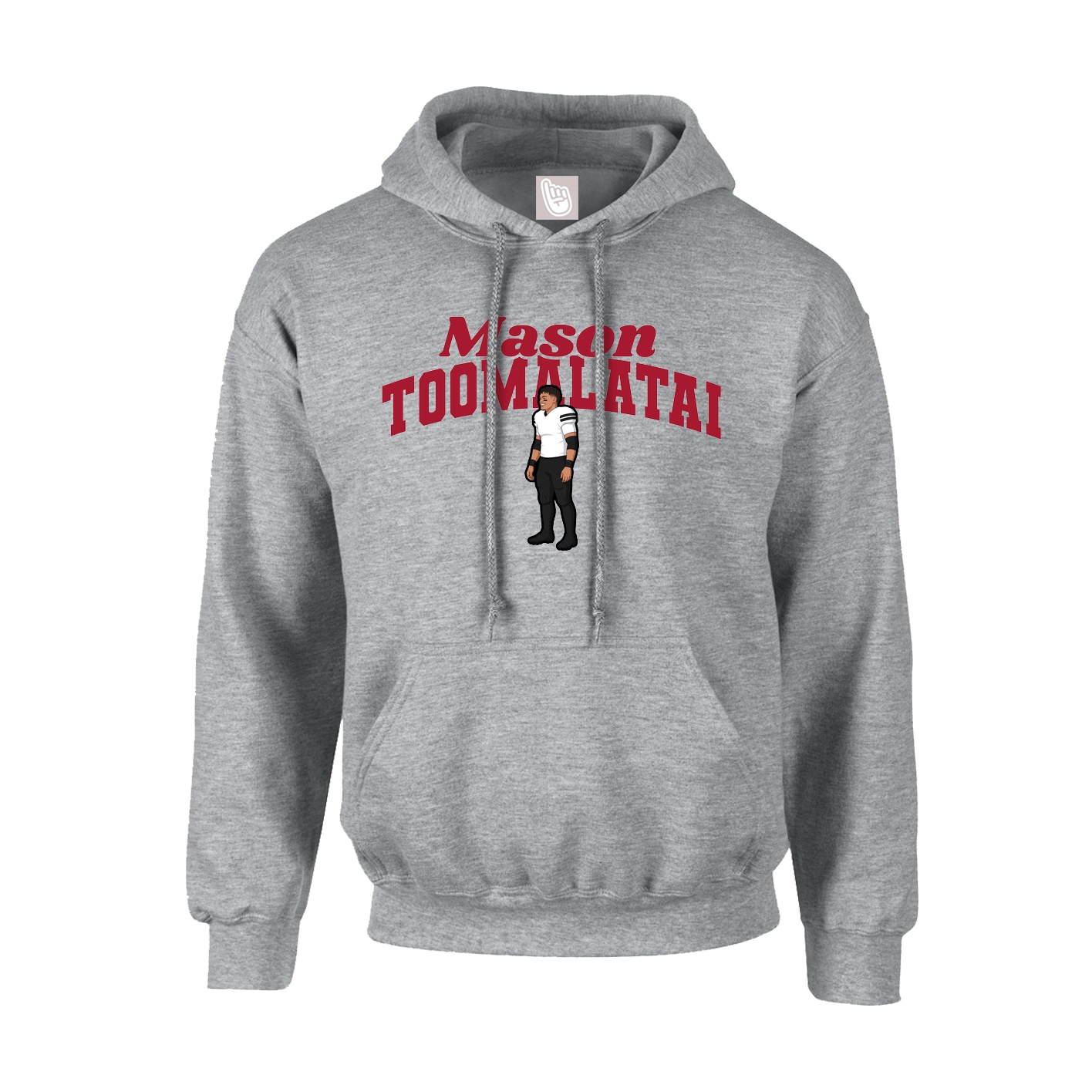 Hoodie — Signature Arch in Grey