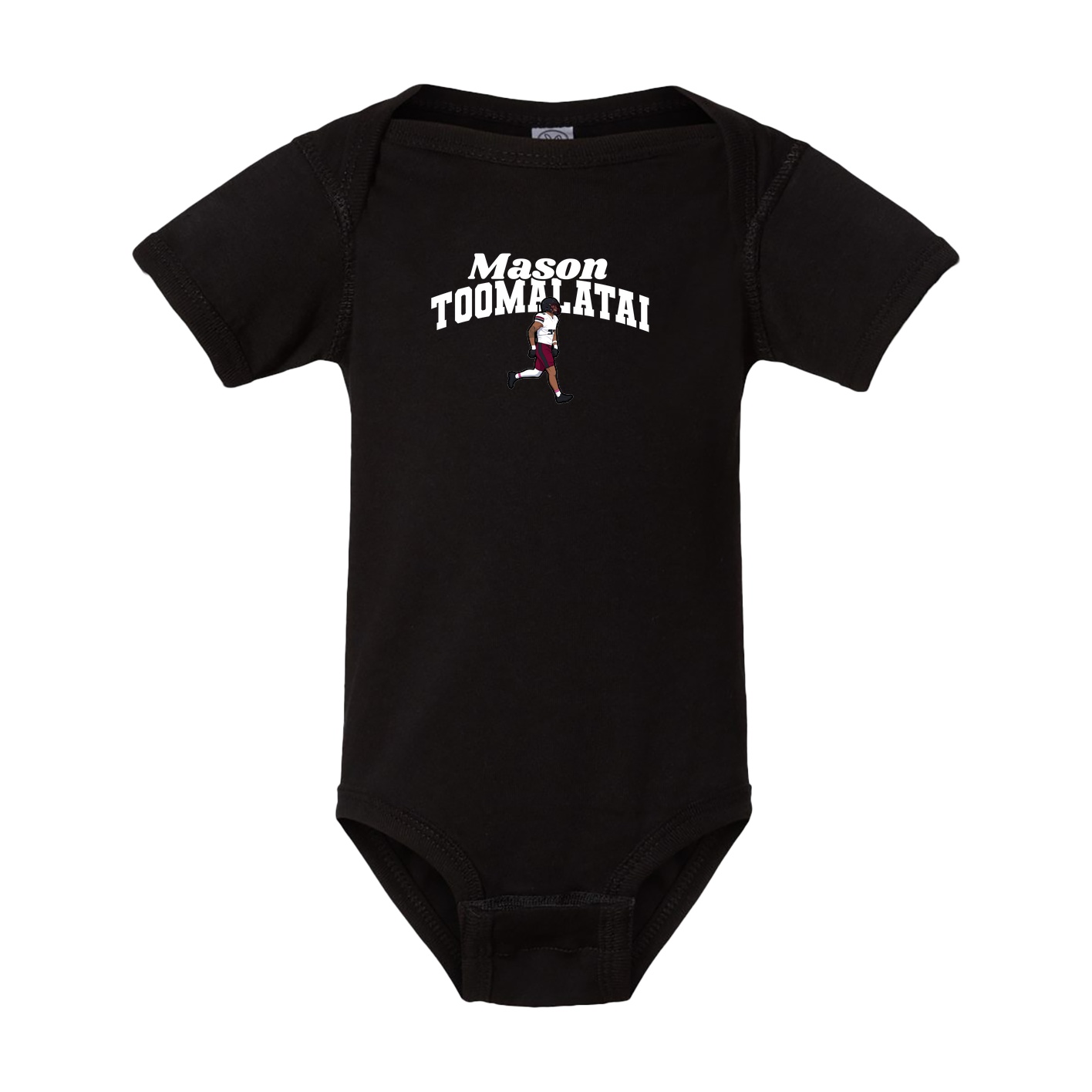 Baby Onesie — Signature Arch in Black