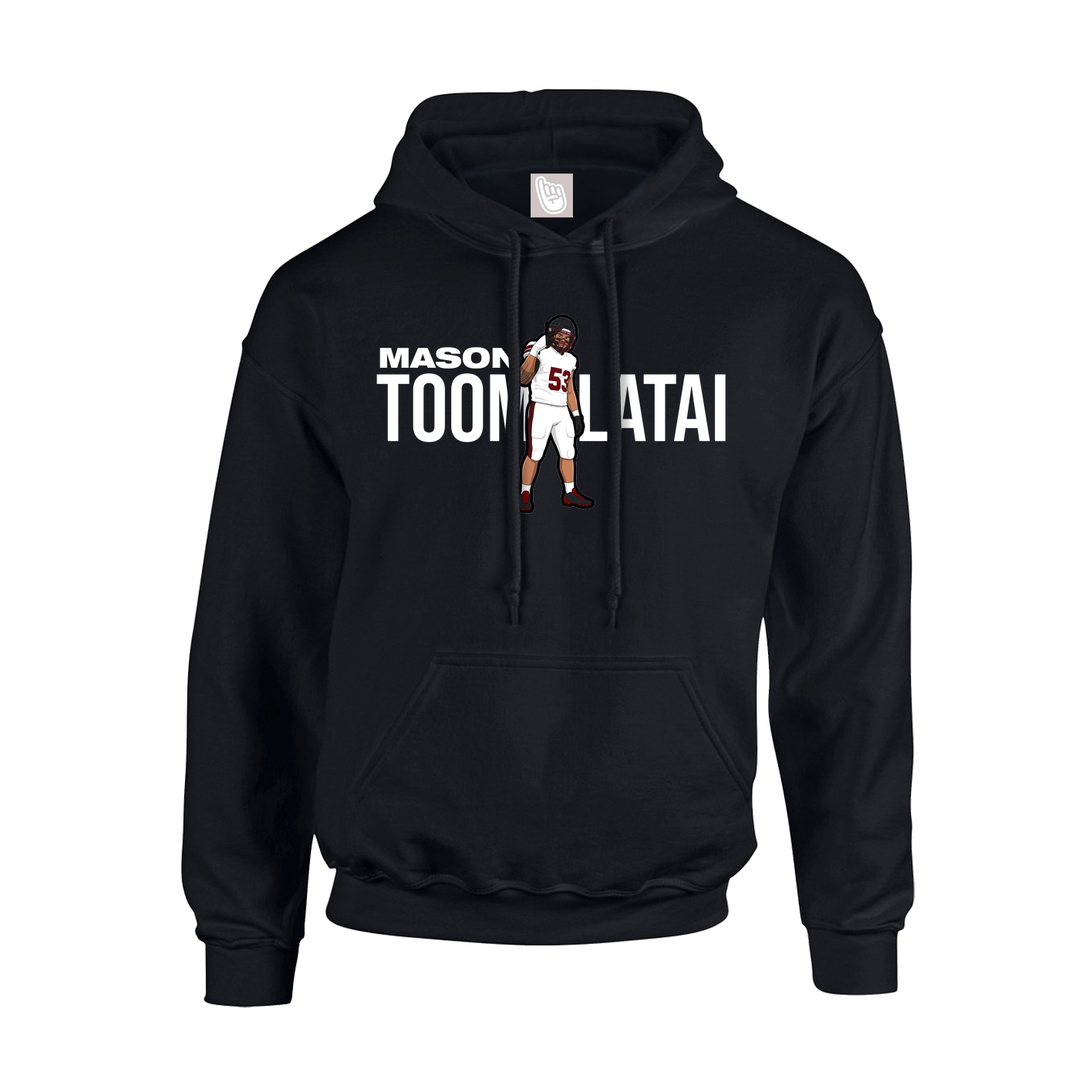 Hoodie — Player Name in Black