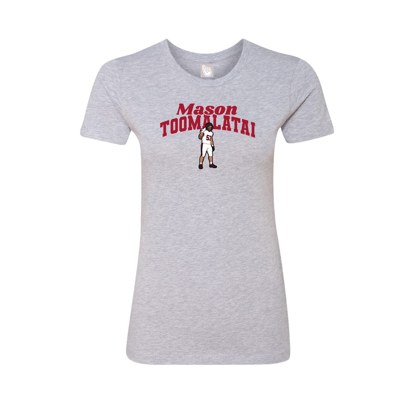 Womens Tee — Signature Arch in Grey