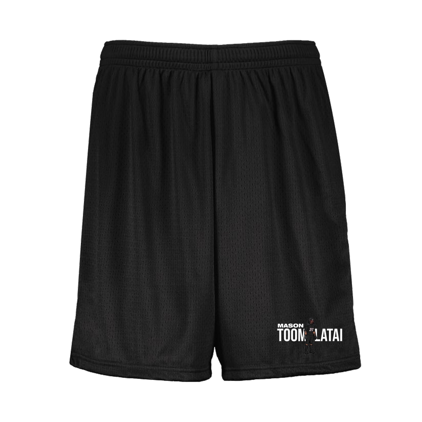 Shorts — Player Name in Black