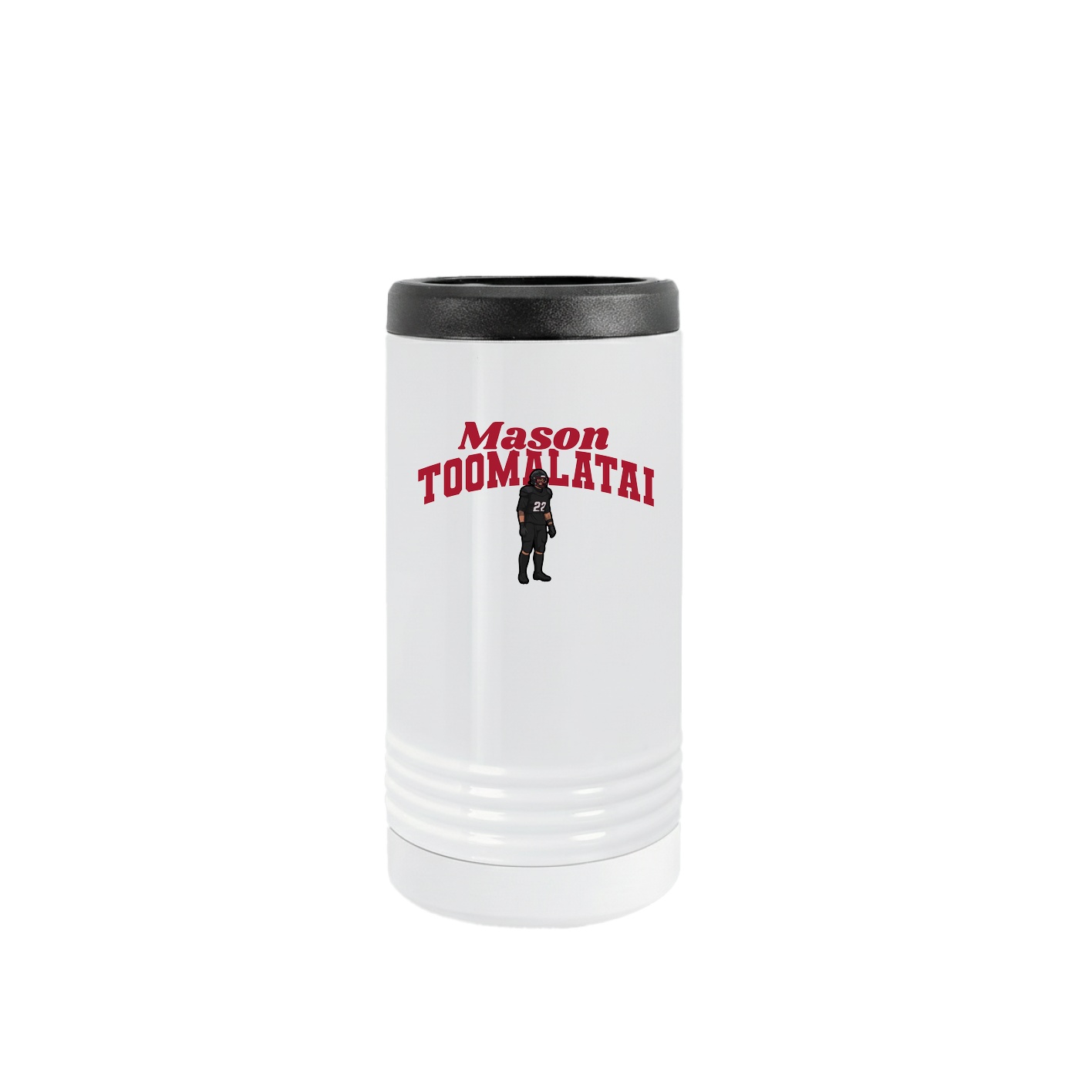 Slim Beverage Holder — Signature Arch in White