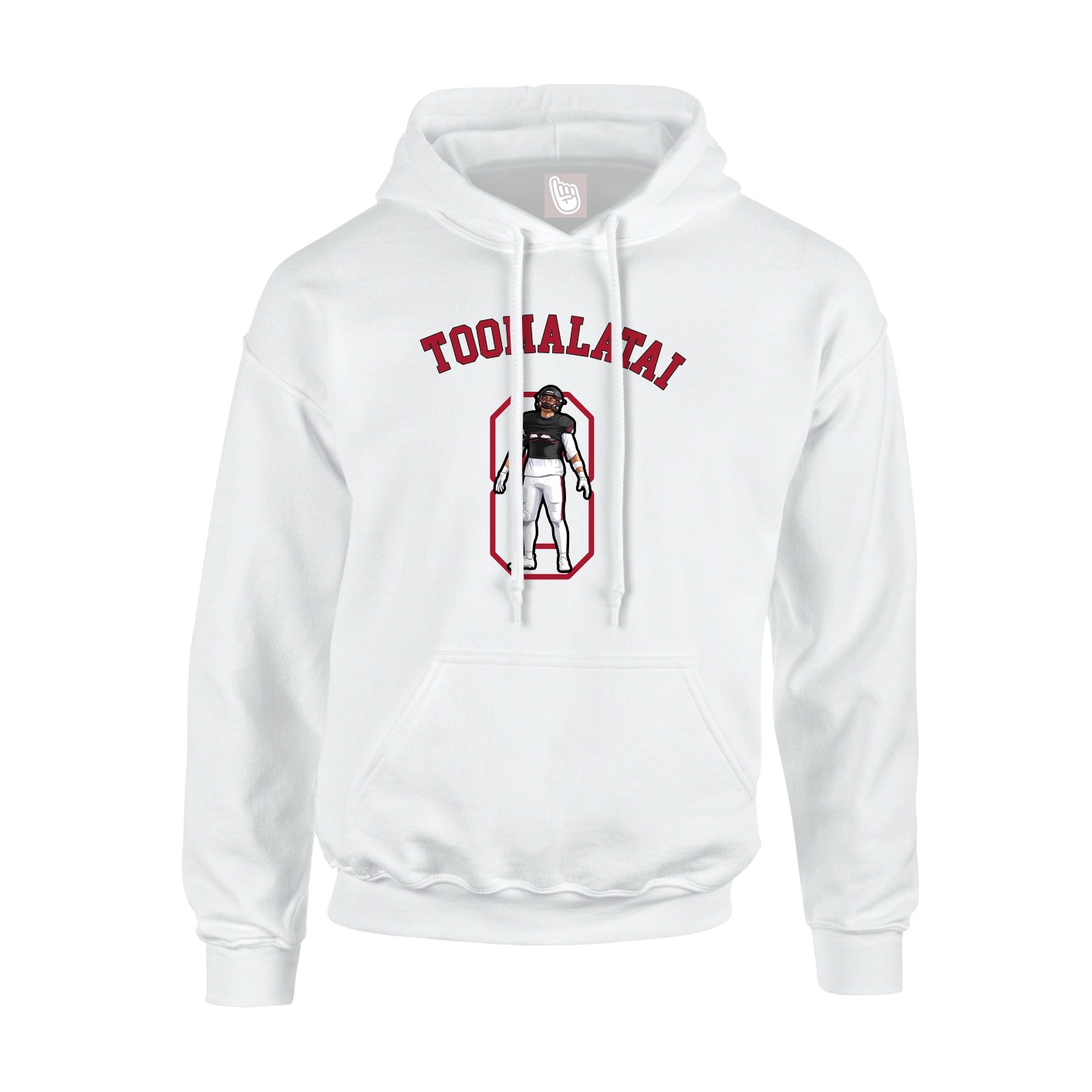 Youth Hoodie — Shirsey Arch in White