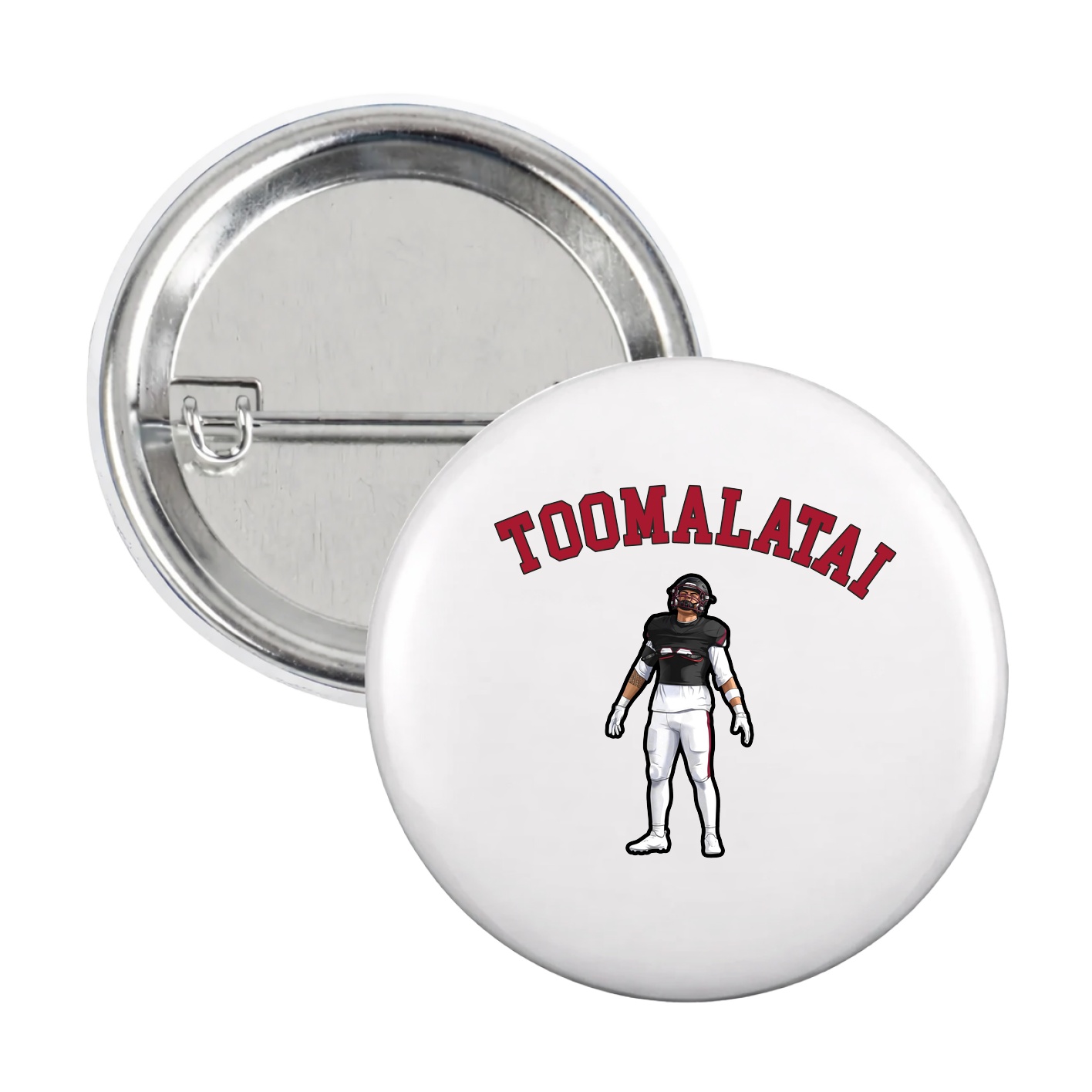 Game Day Button — Shirsey Arch in White