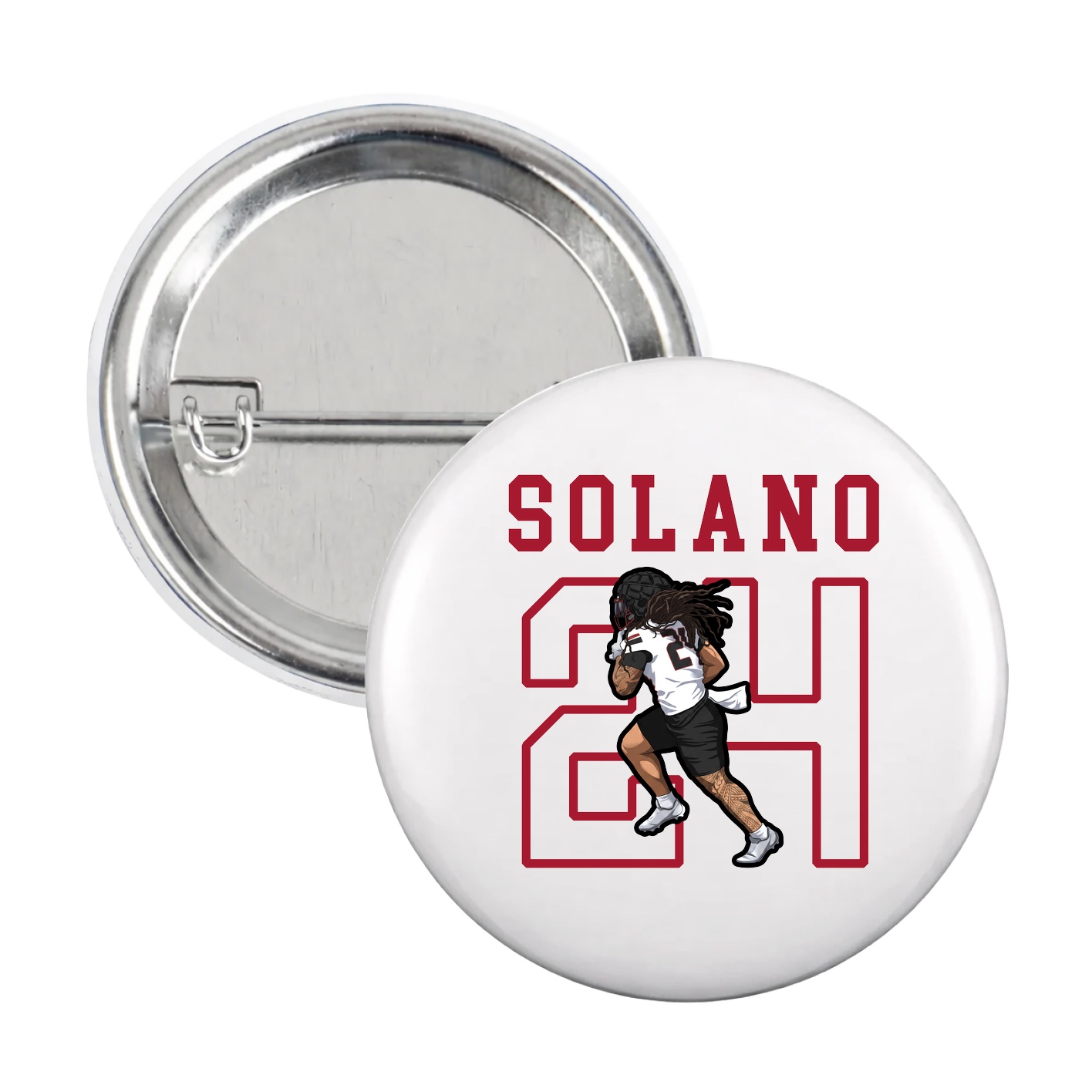 Game Day Button — Shirsey in White