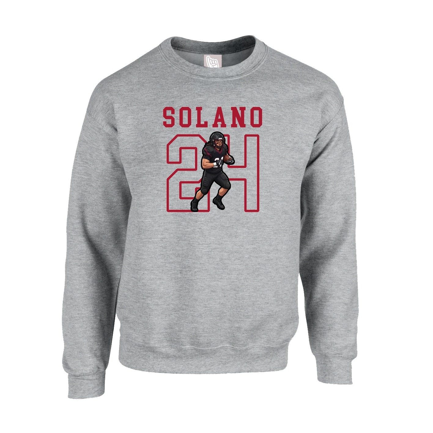 Fleece Crew — Shirsey in Grey