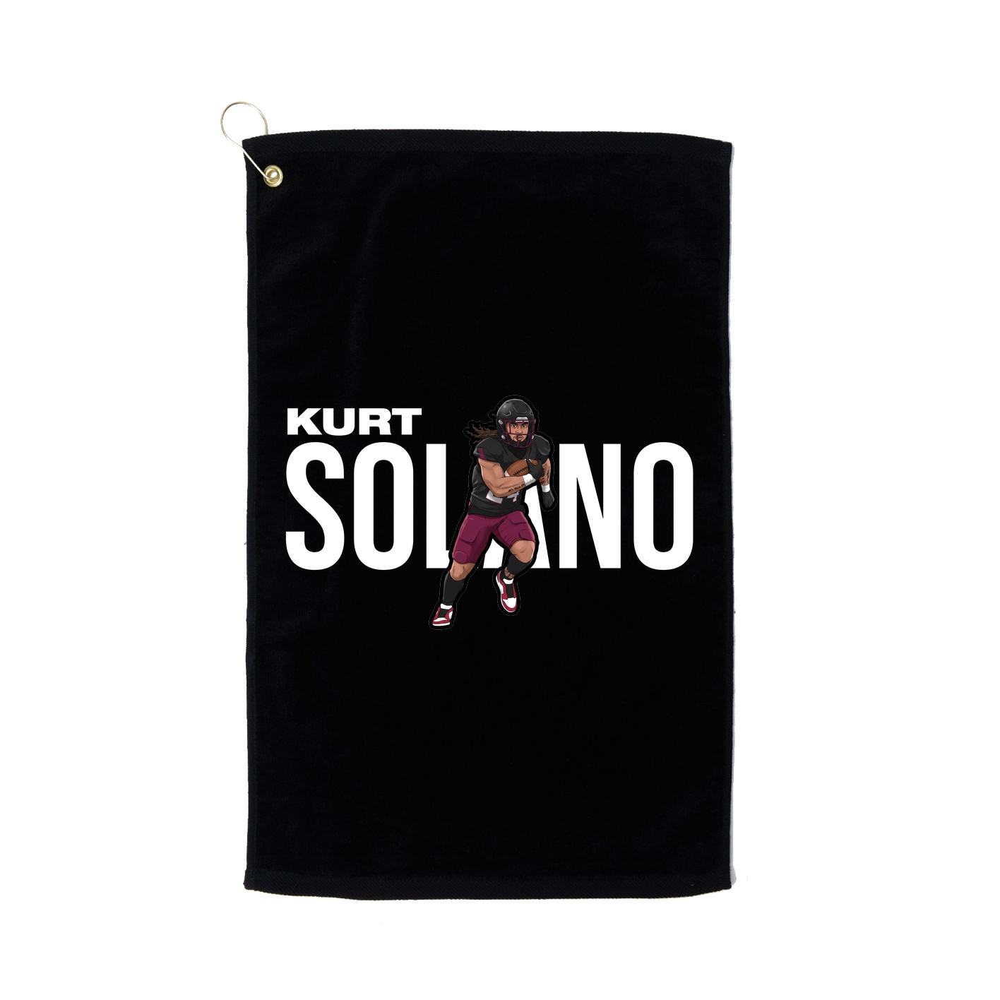 Golf Towel — Player Name in Black