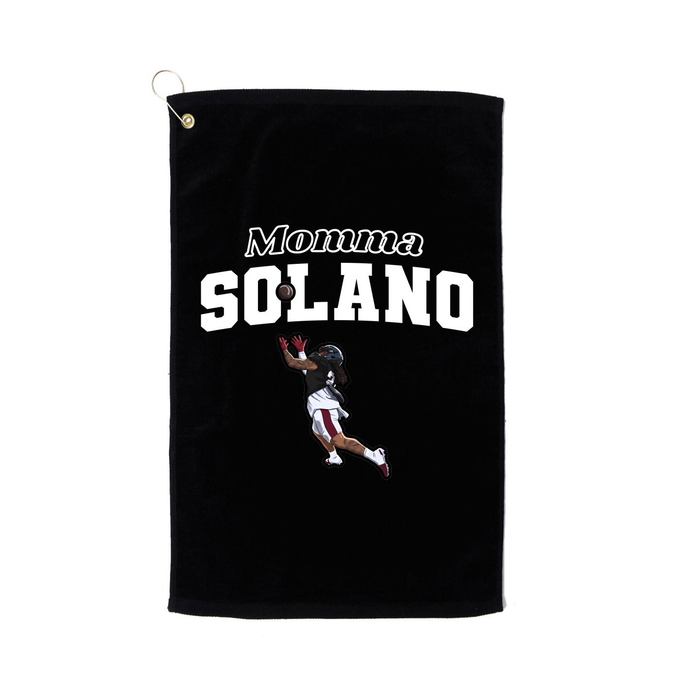Golf Towel — Mothers Day Block in Black
