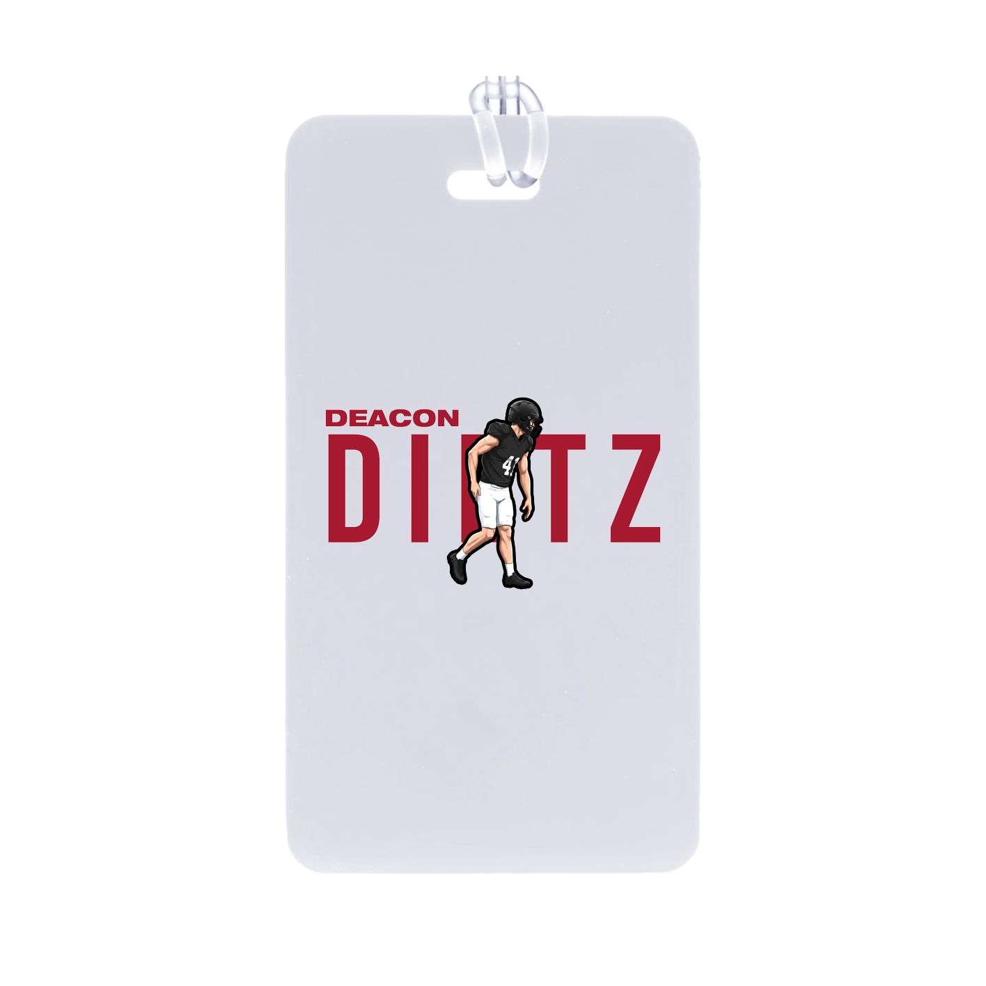 Bag Tag — Player Name in Classic