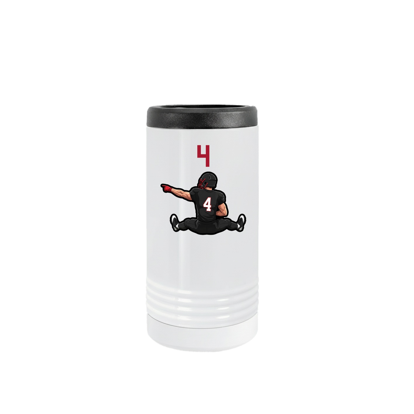 Slim Beverage Holder — Number Top in White
