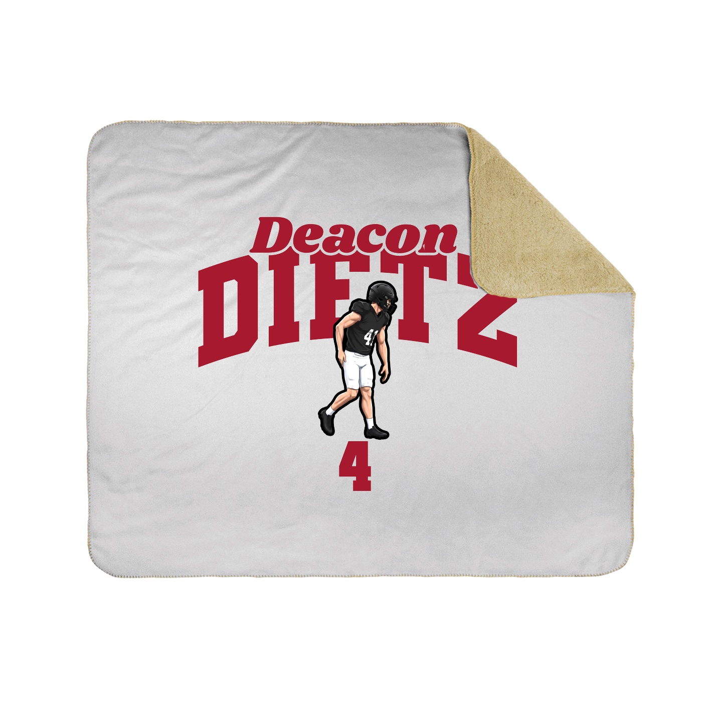 Throw Blanket — Signature Arch in White