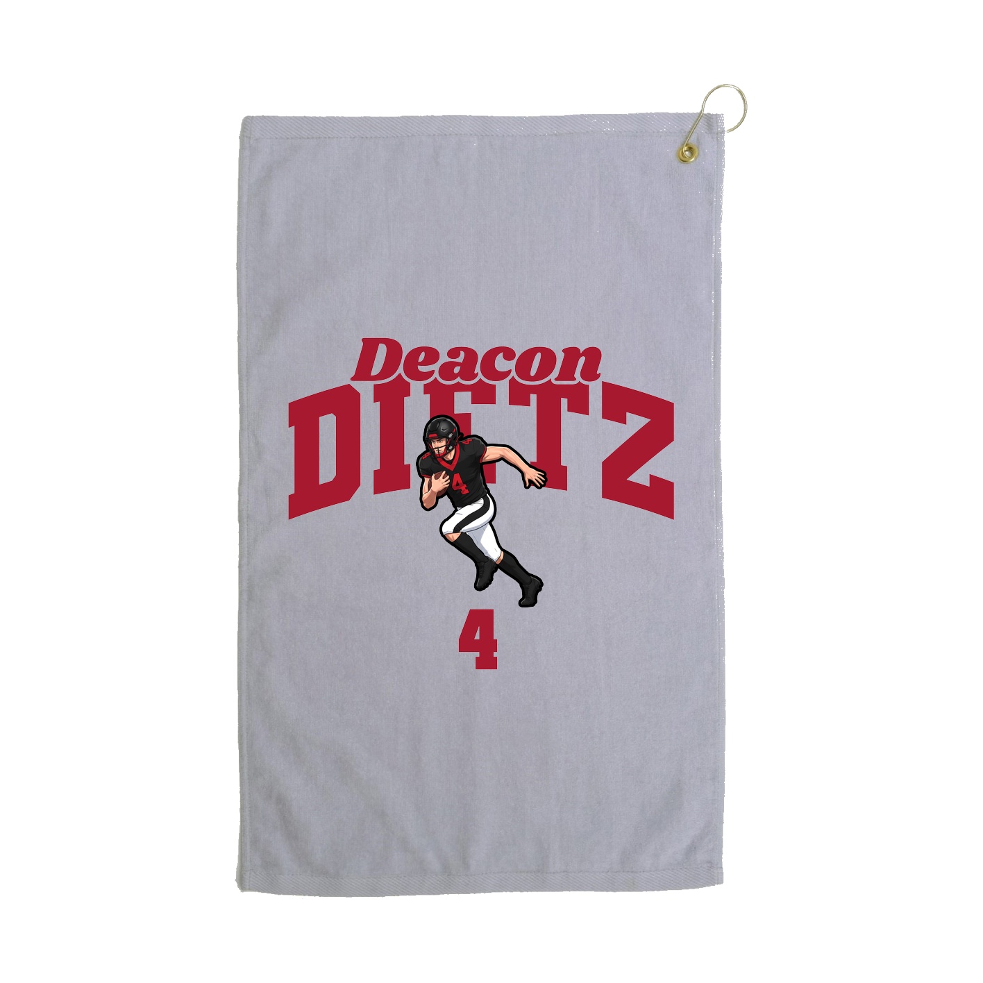 Golf Towel — Signature Arch in Grey