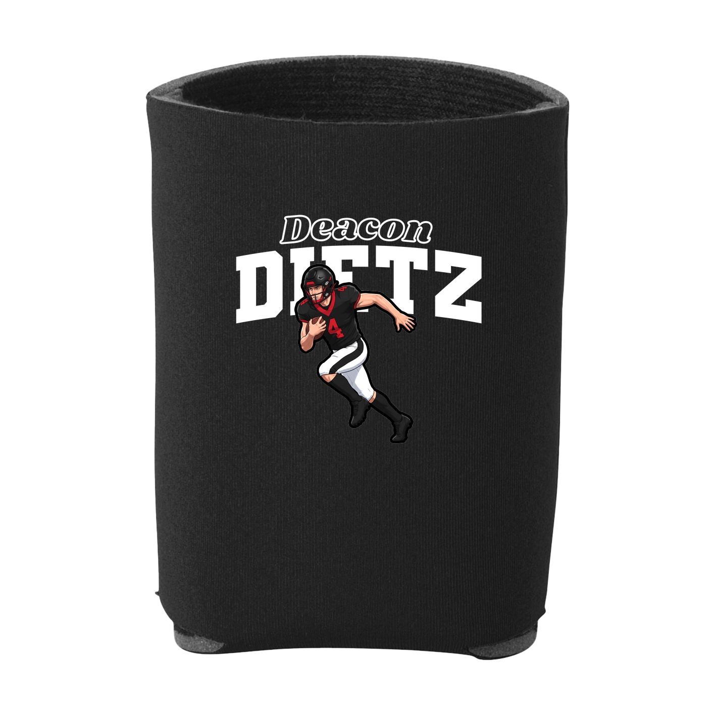 Can Holder — Name Arch in Black