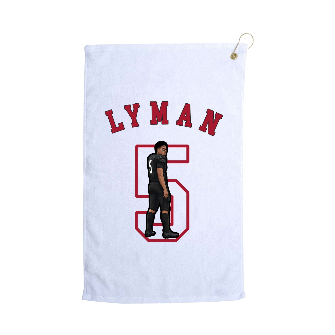 Golf Towel — Shirsey Arch in White