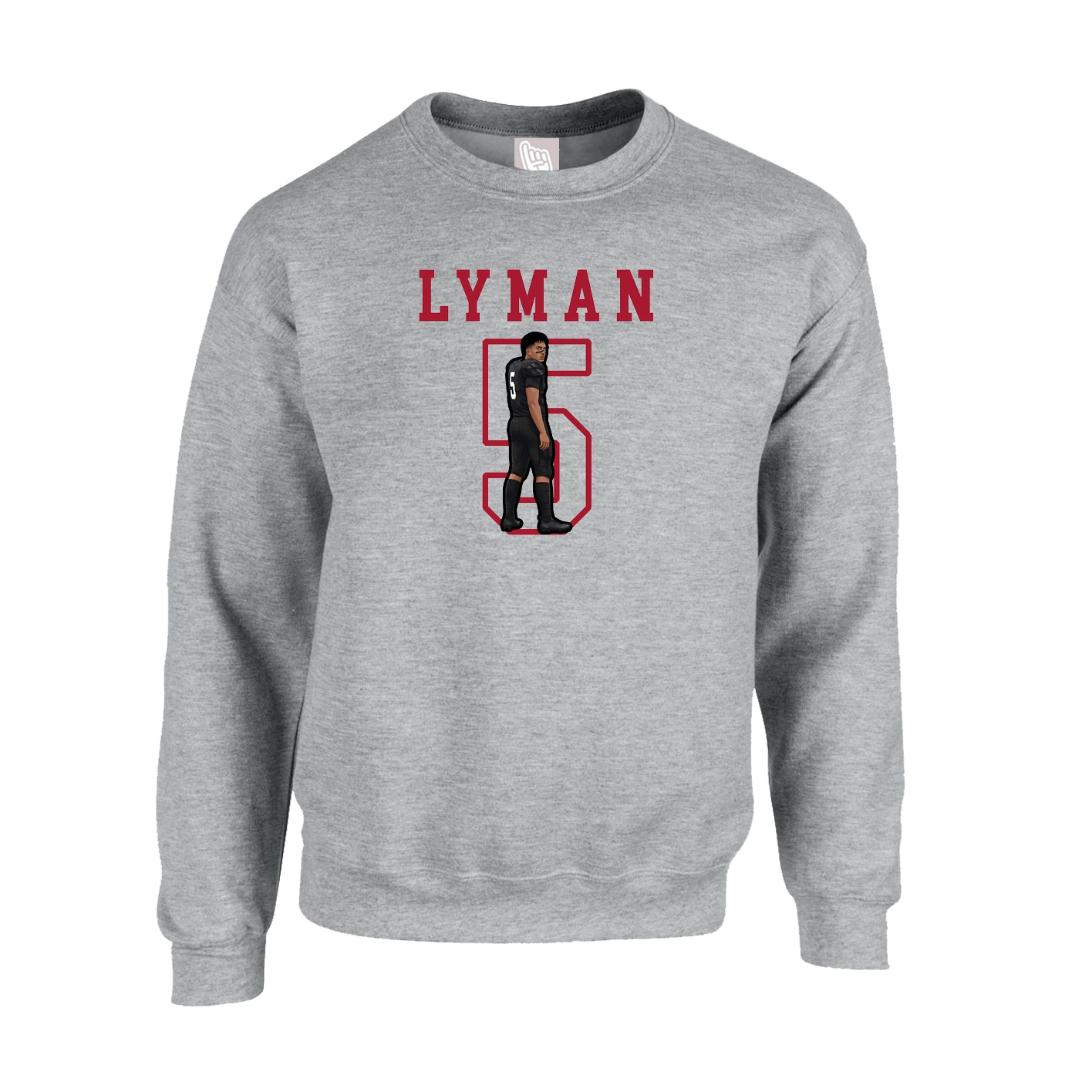 Fleece Crew — Shirsey in Grey
