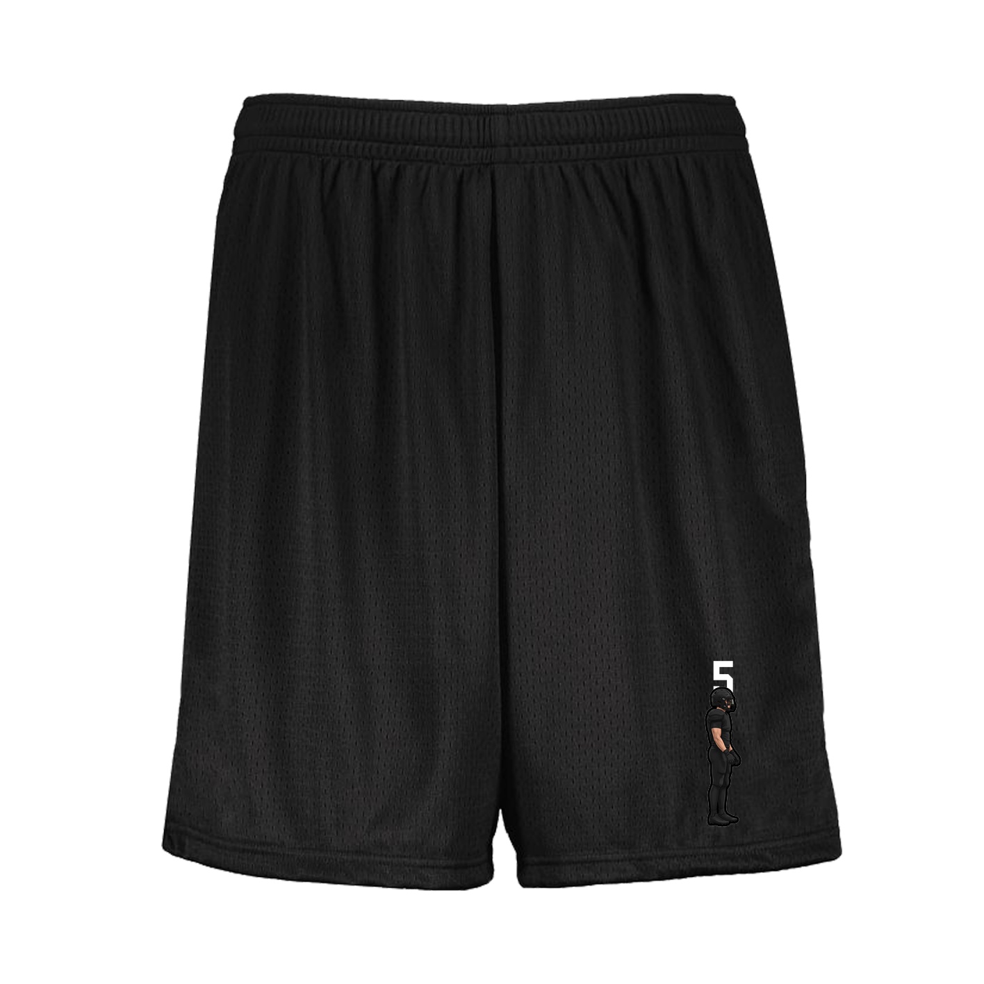 Shorts — Number Top in Black