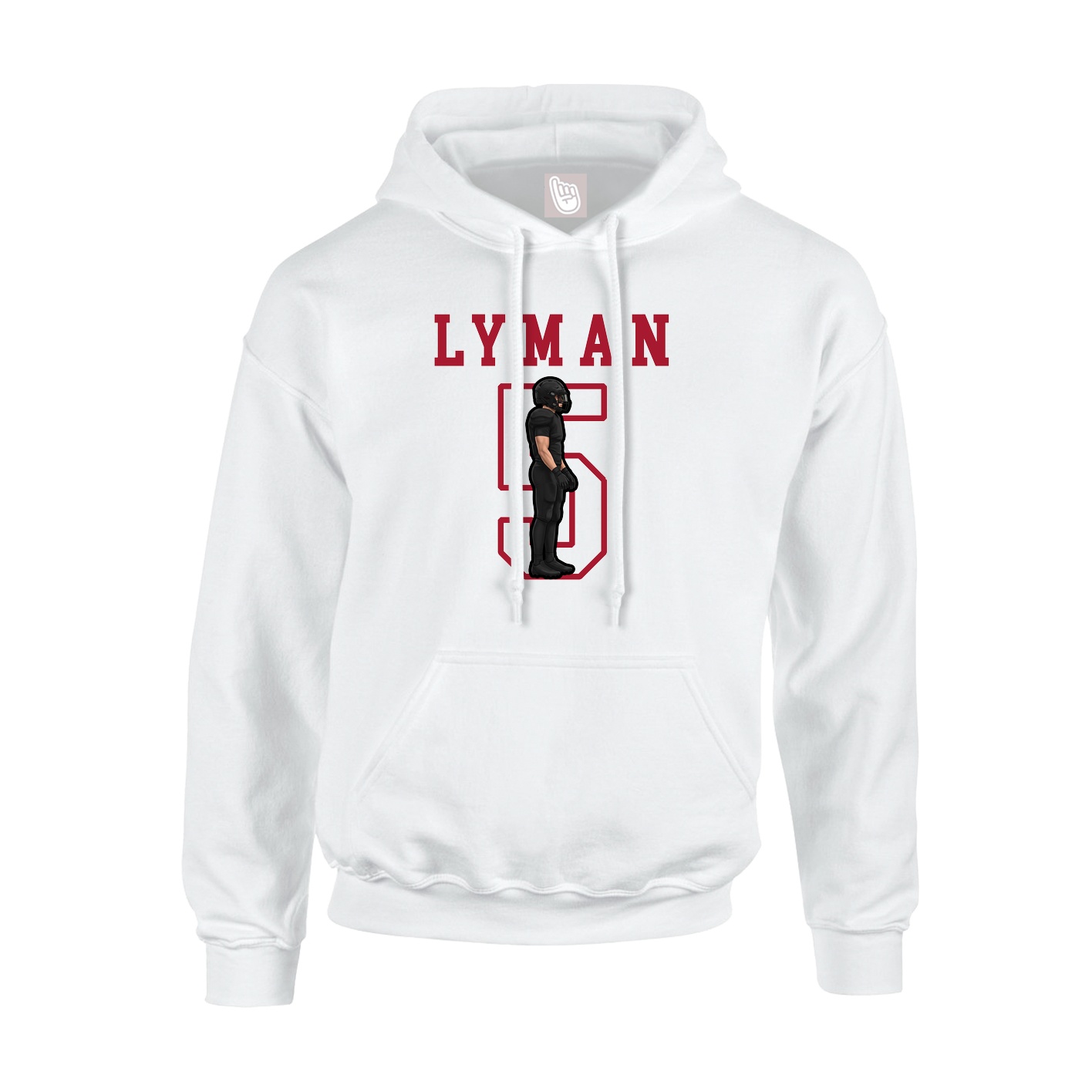 Hoodie — Shirsey in White